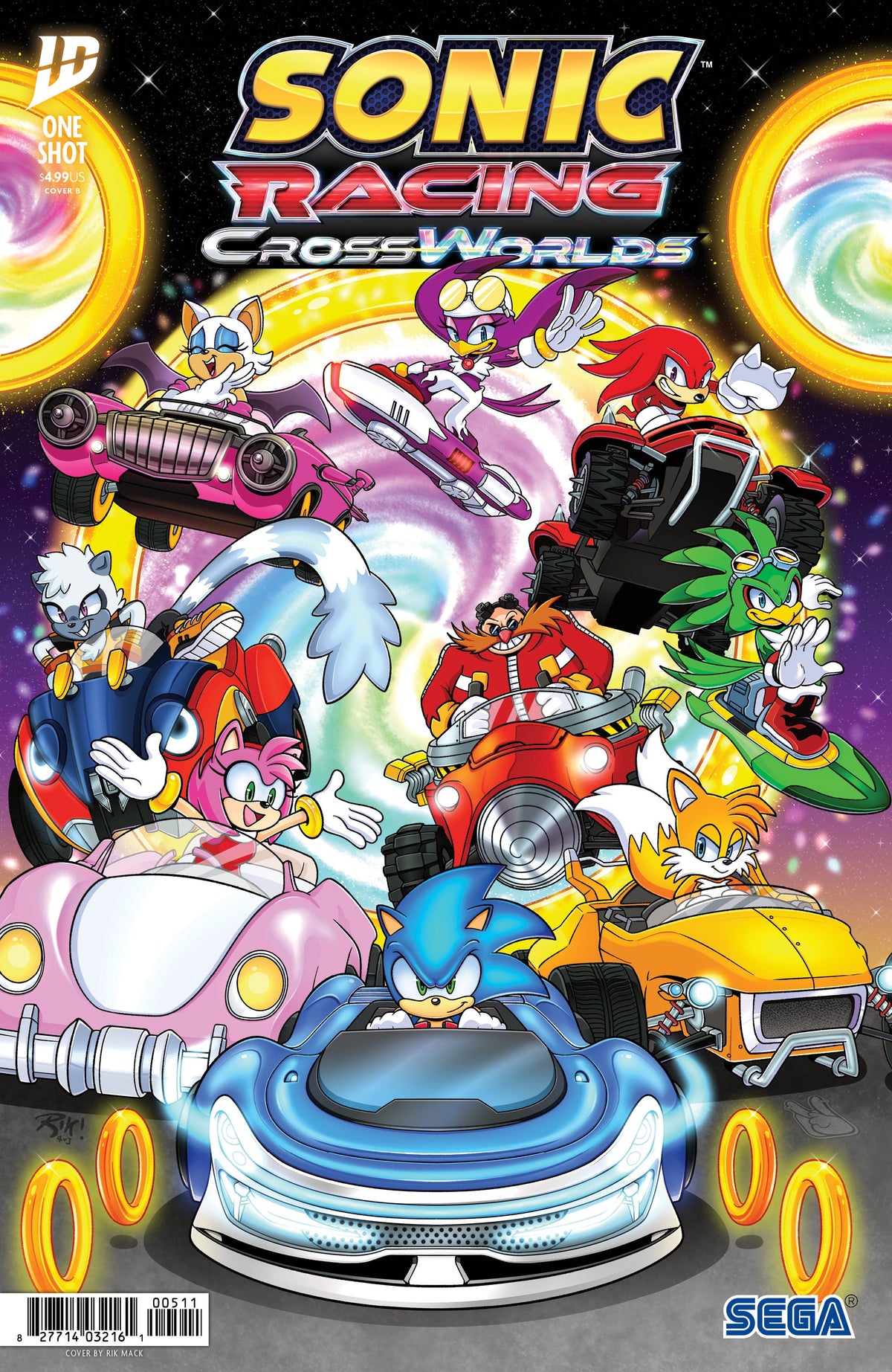 Sonic The Hedgehog Sonic Racing Crossworlds B Rik Mack (03/04/2026) Idw