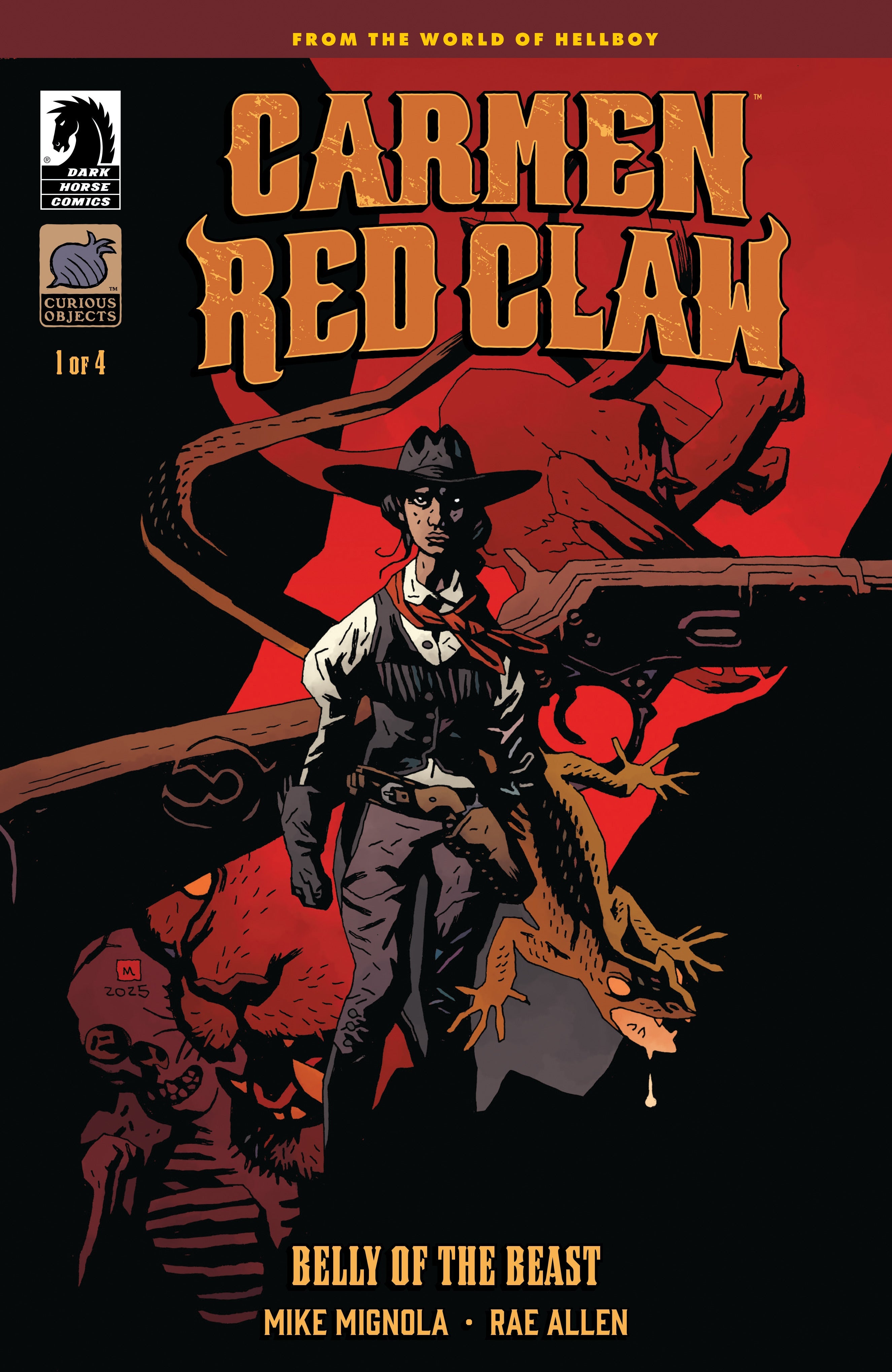 Carmen Red Claw Belly Of The Beast #1 B Mike Mignola (01/07/2026) Dark Horse