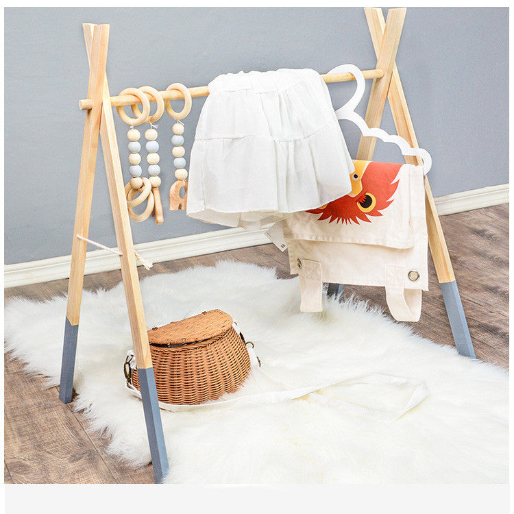 Wooden Baby Fitness Frame – Decorative Infant Play Gym