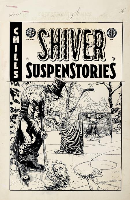 Ec Shiver Suspenstories 2 #1 D 1:20 Dustin Weaver B&W Artist Edition Variant (12/10/2025) Oni