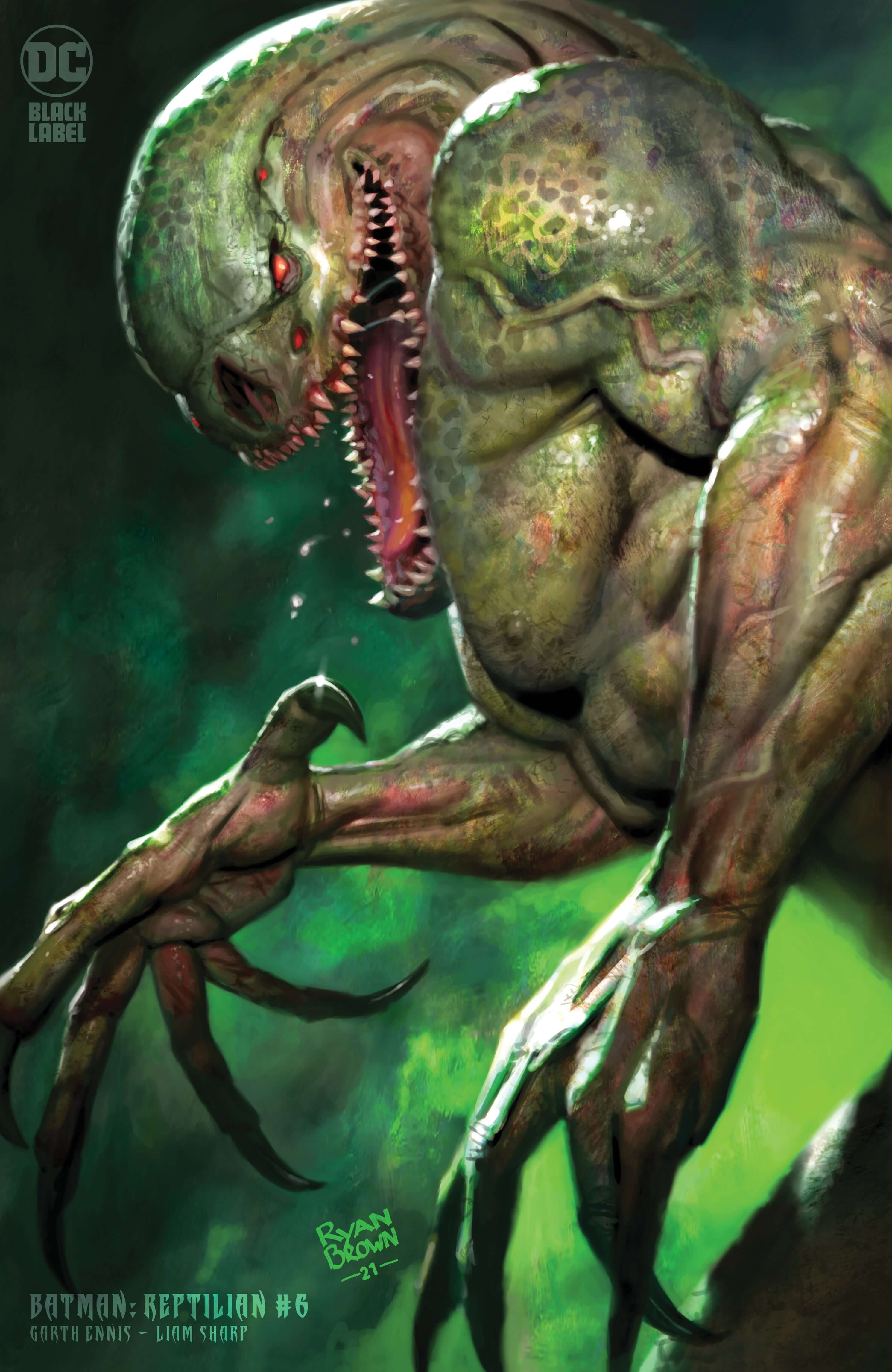 Batman Reptilian #6 (Of 6) C 1:25 Ryan Brown Variant (Mr) (11/23/2021) Dc