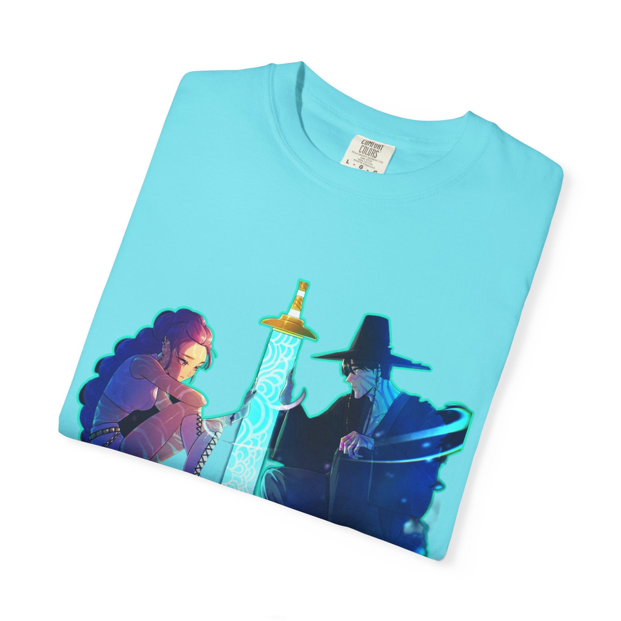 Unisex kpop Garment-Dyed T-shirt