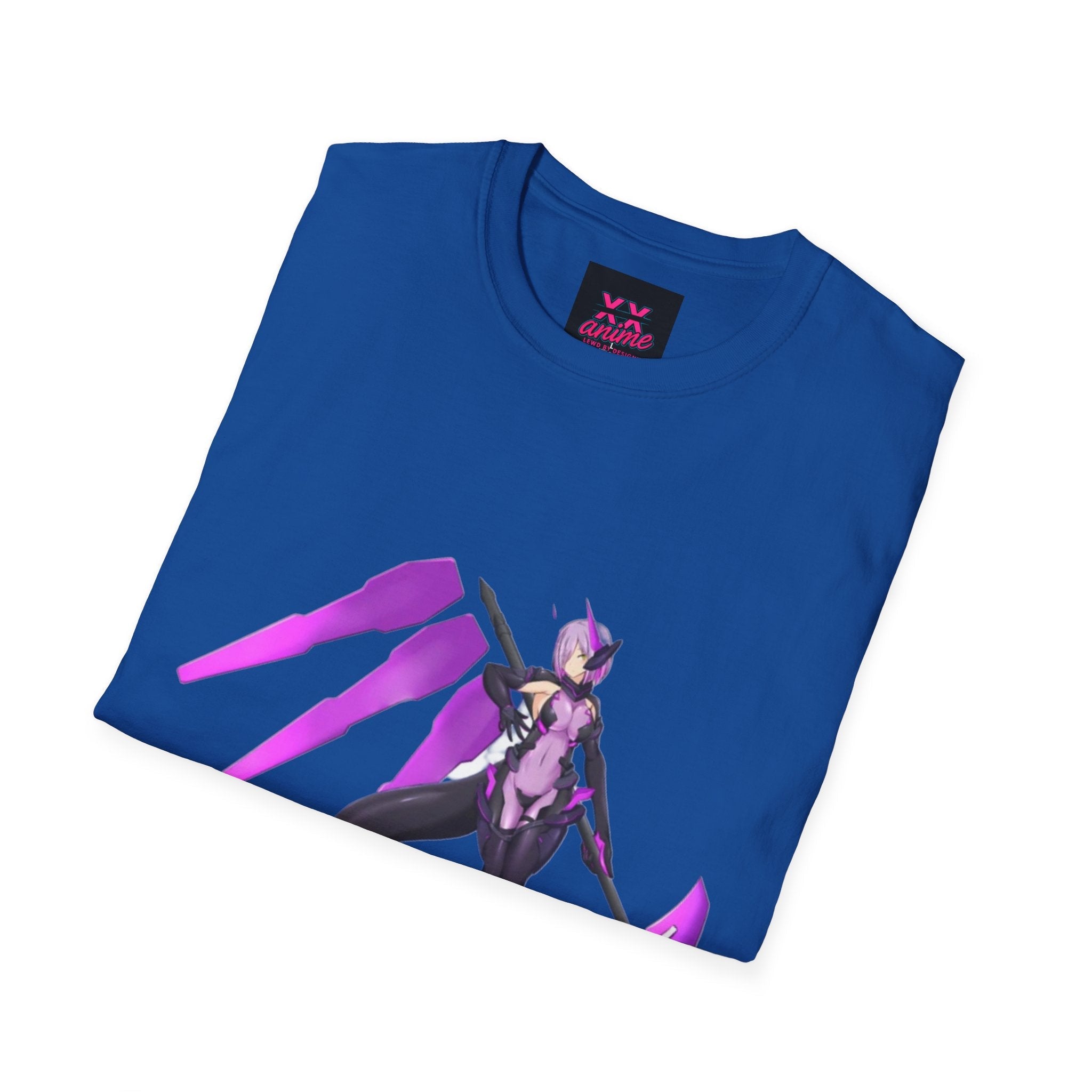 Anime-lewd Inspired Unisex Softstyle T-Shirt, Graphic Tee for Fans, Perfect for Cosplay, Gift for Anime Lovers, Casual Wear, Unique Designs