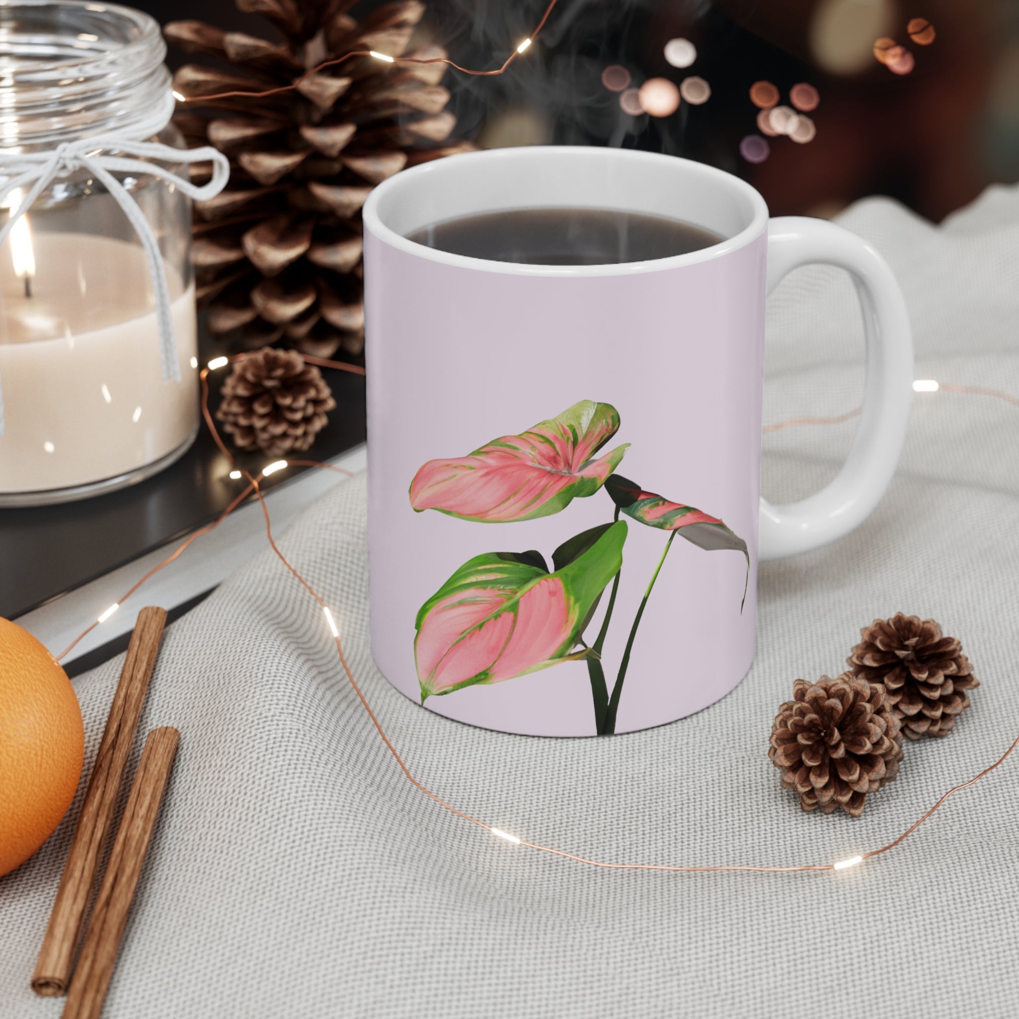 Philodendron Pink Princess Mug