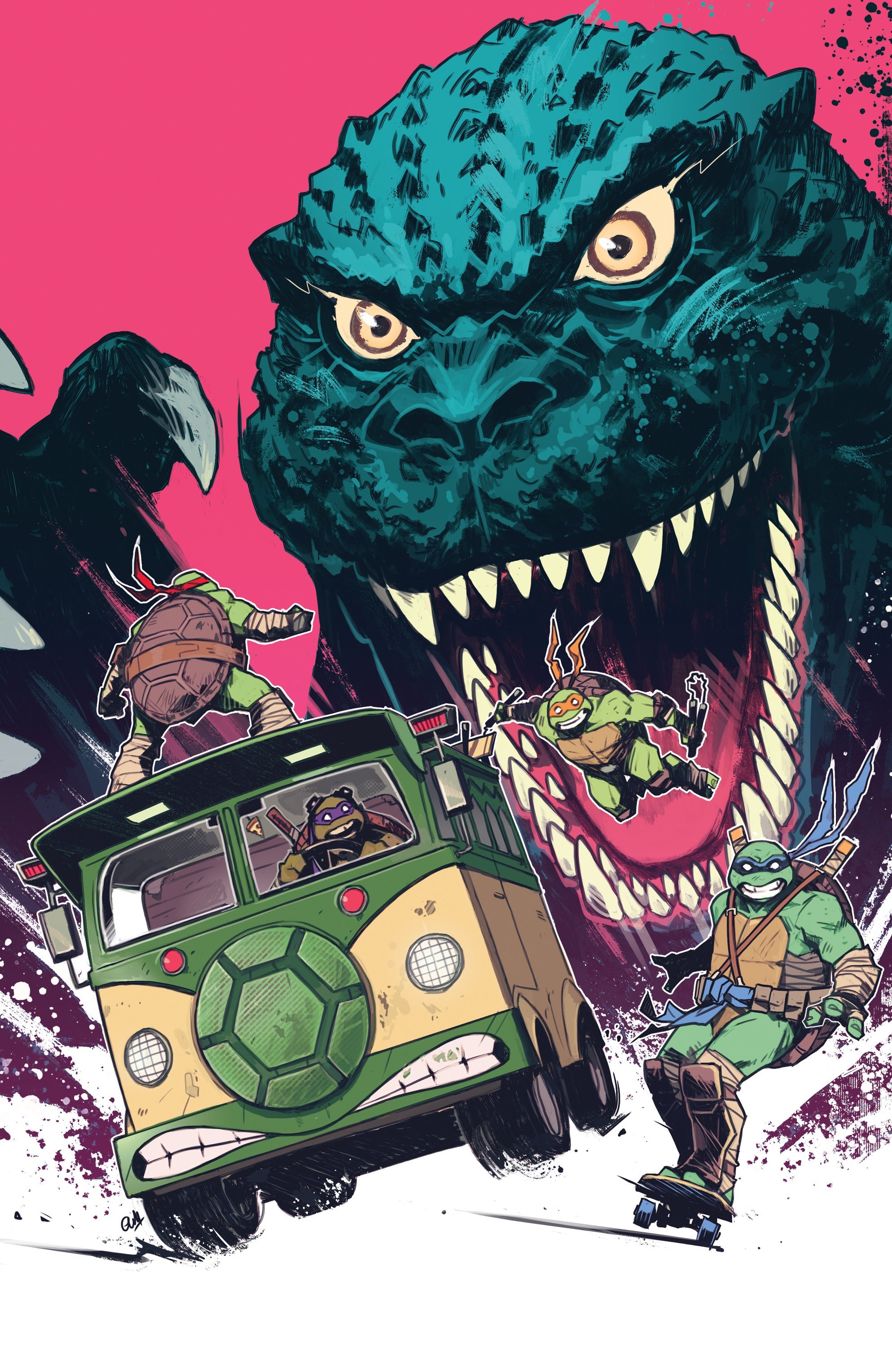 Teenage Mutant Ninja Turtles X Godzilla #3 D 1:25 Caspar Wijngaard Virgin (02/04/2026) Idw