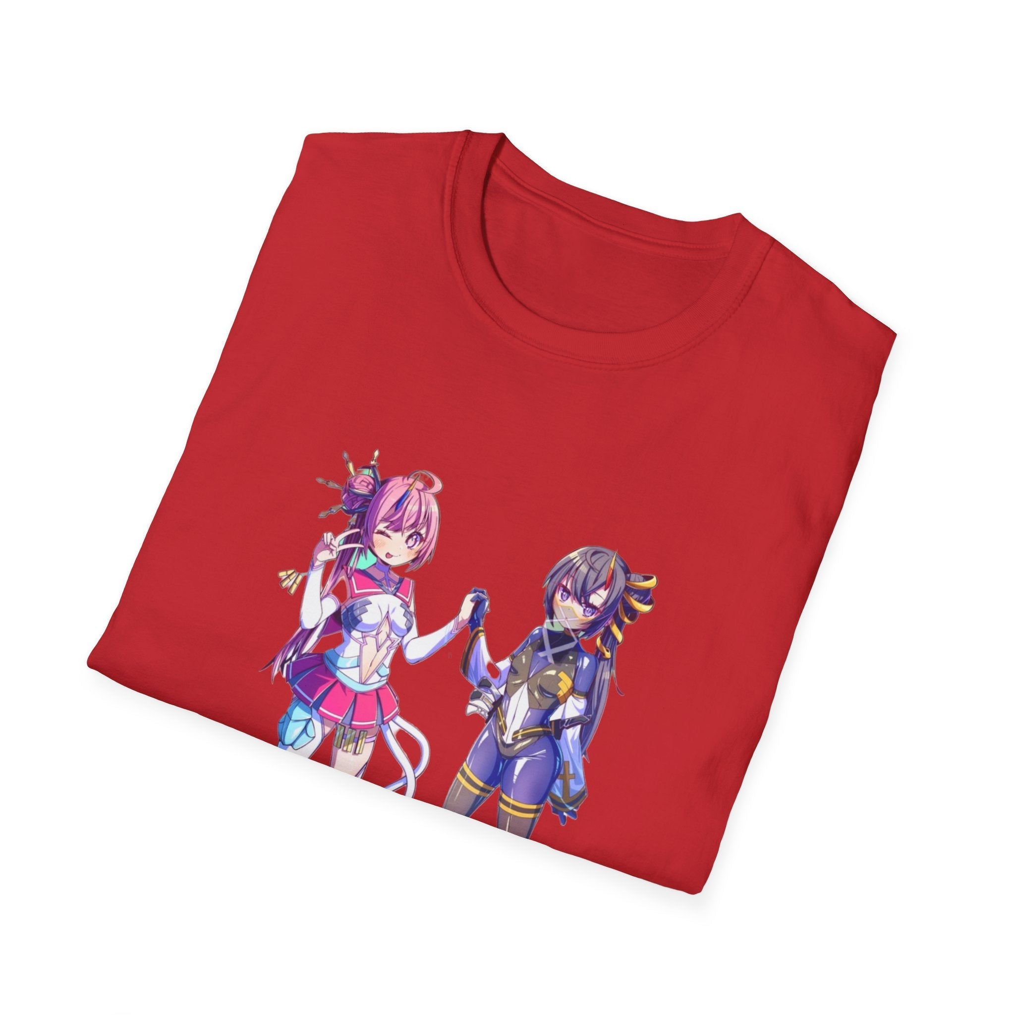 Anime-Inspired lewd Unisex T-Shirt, Cute Graphic Tee, Casual Wear, Gift for Fans, Cosplay Apparel