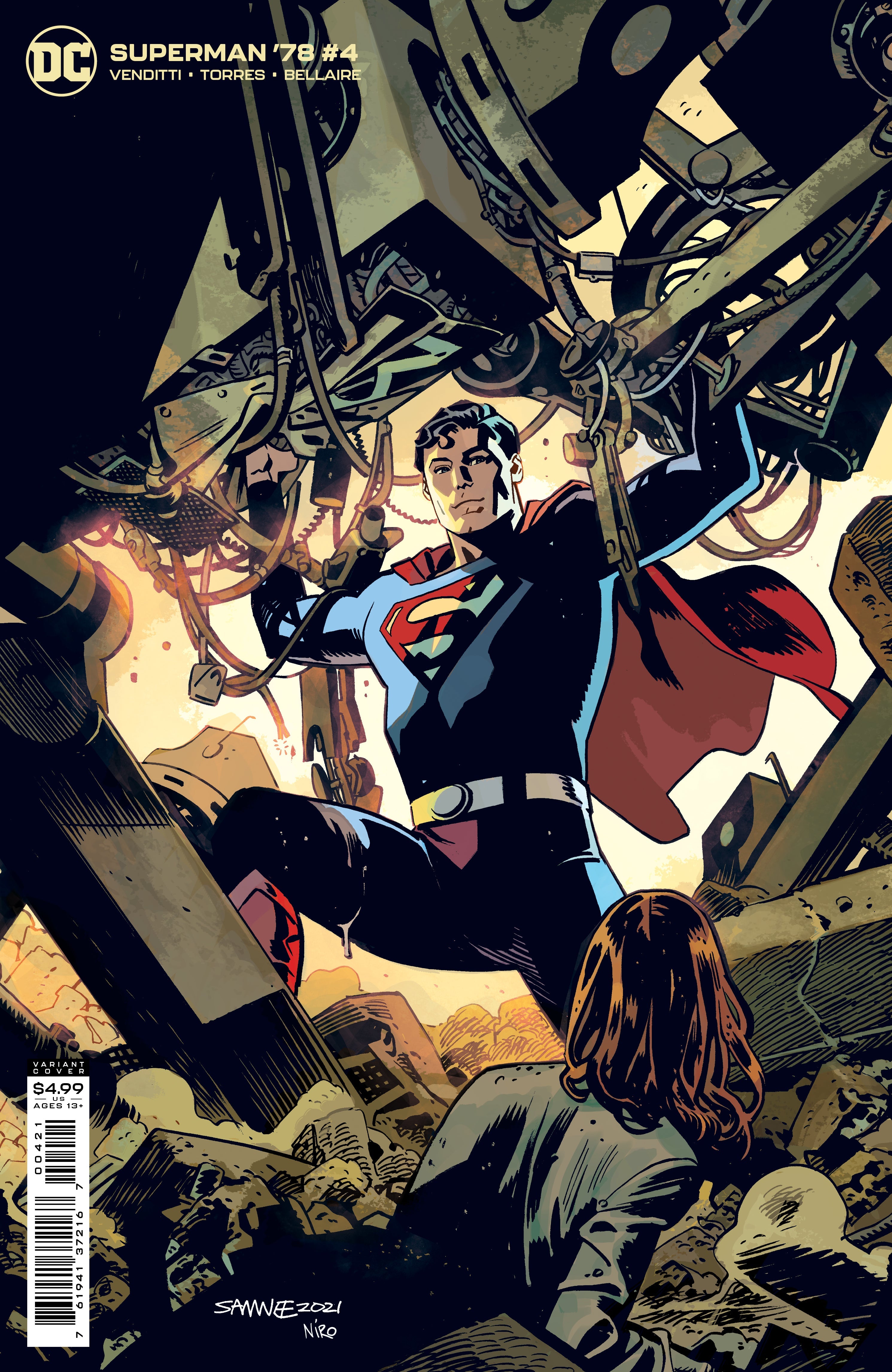 Superman 78 #4 (Of 6) B Chris Samnee Card Stock Variant (11/23/2021) Dc