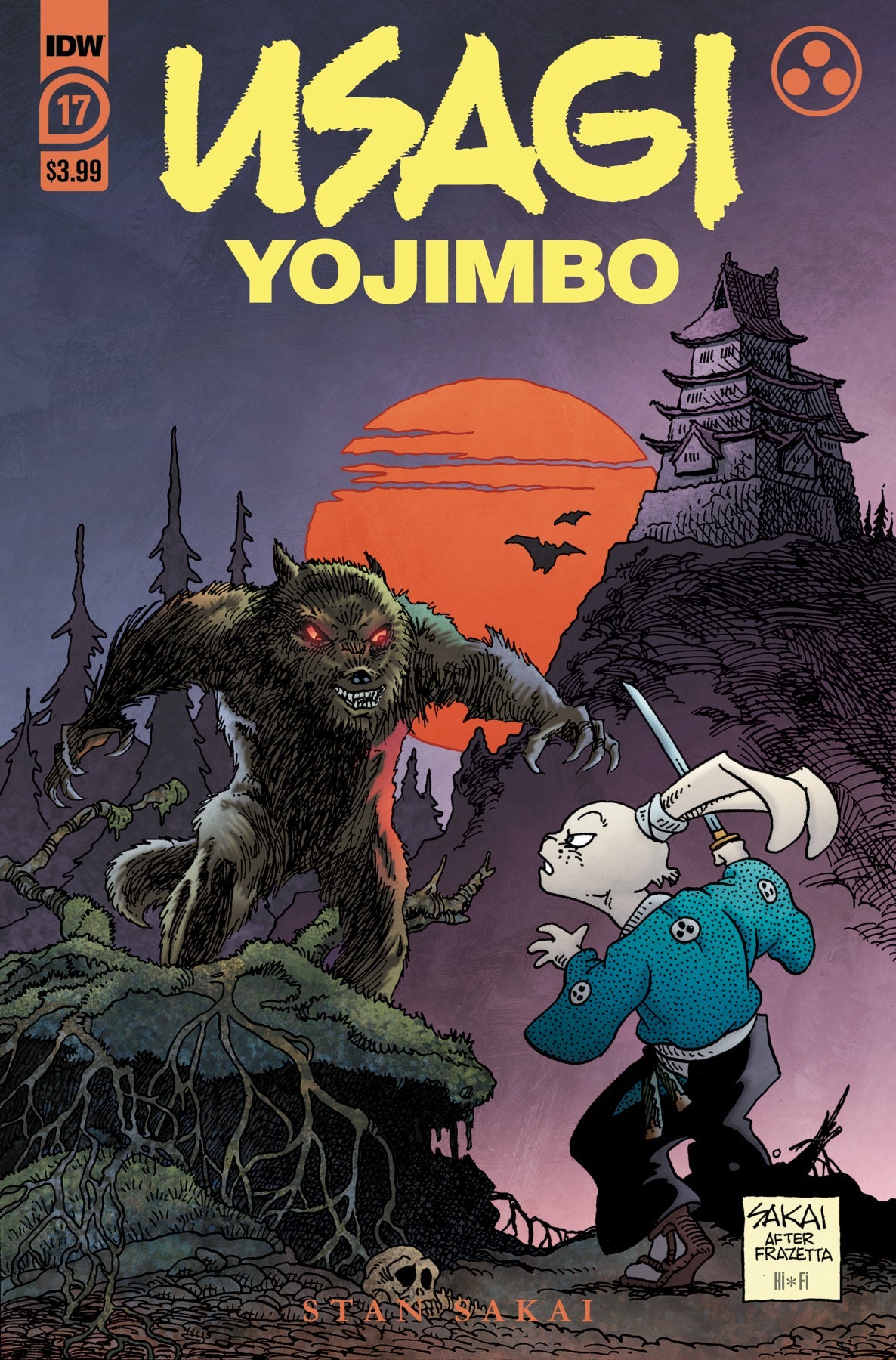 Usagi Yojimbo #17 Stan Sakai (03/24/2021) Idw