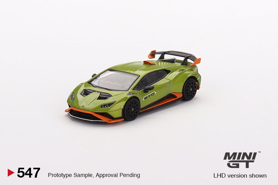 Mini-GT Lamborghini Huracán STO Verde Citrea #547 1:64 MGT00547