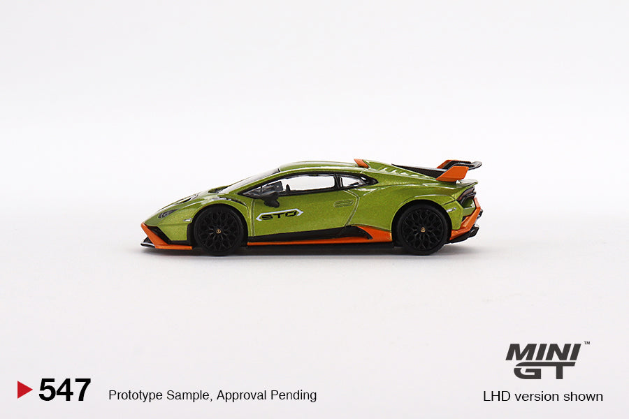 Mini-GT Lamborghini Huracán STO Verde Citrea #547 1:64 MGT00547