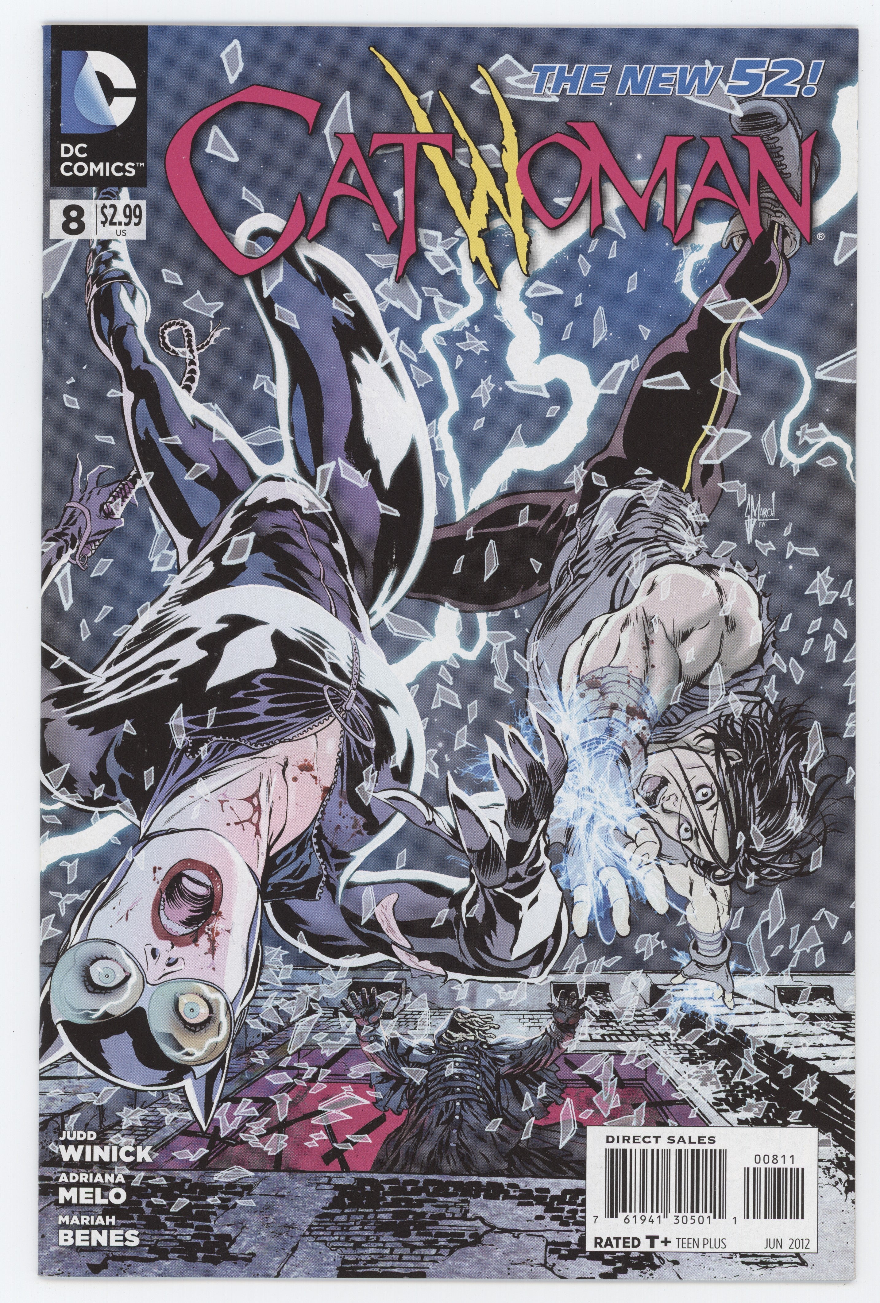 Catwoman #8 4th Series DC 2012 Guillem March Judd Winick New 52 GGA