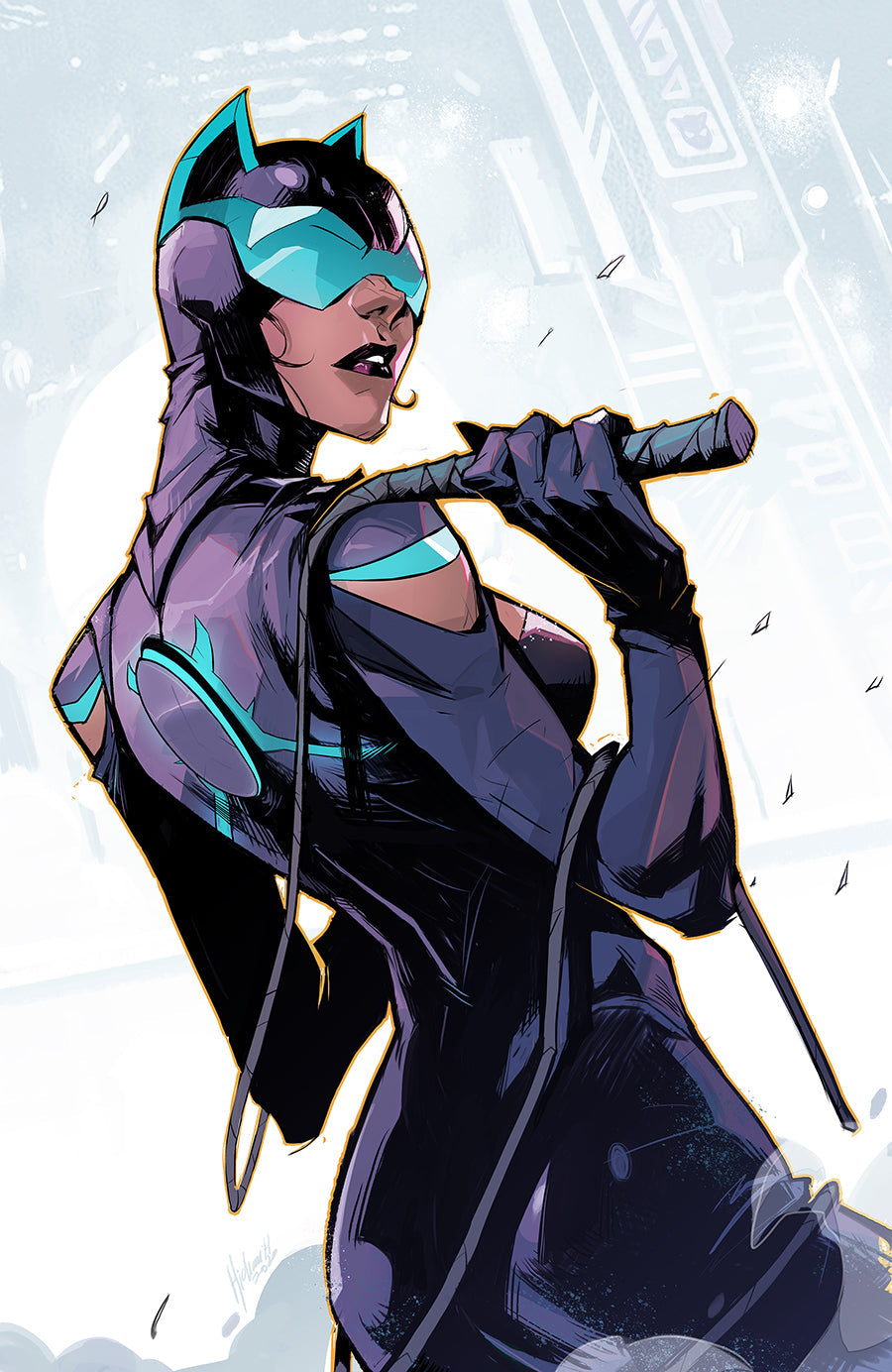 Future State Catwoman #2 (Of 2) B Hicham Habchi Card Stock Variant (02/17/2021) Dc