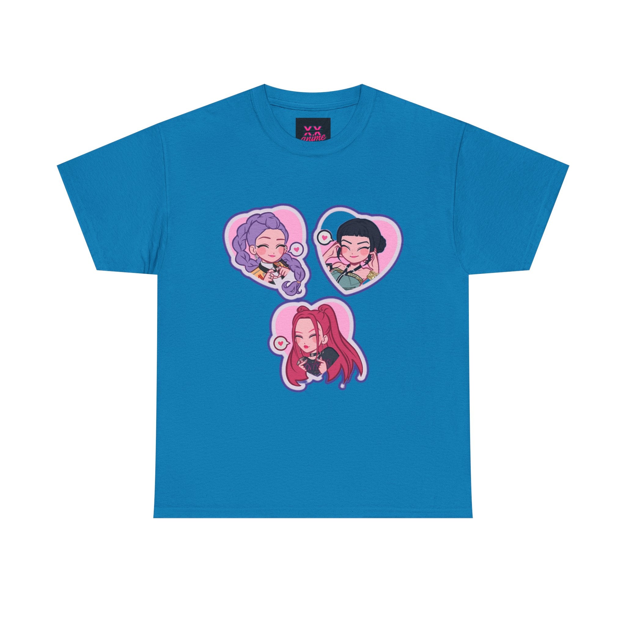 Idol style 1 Cotton Tee | Cute Character Tees, Graphic T-Shirts, Kawaii Apparel, Gift for Friends, Casual Streetwear
