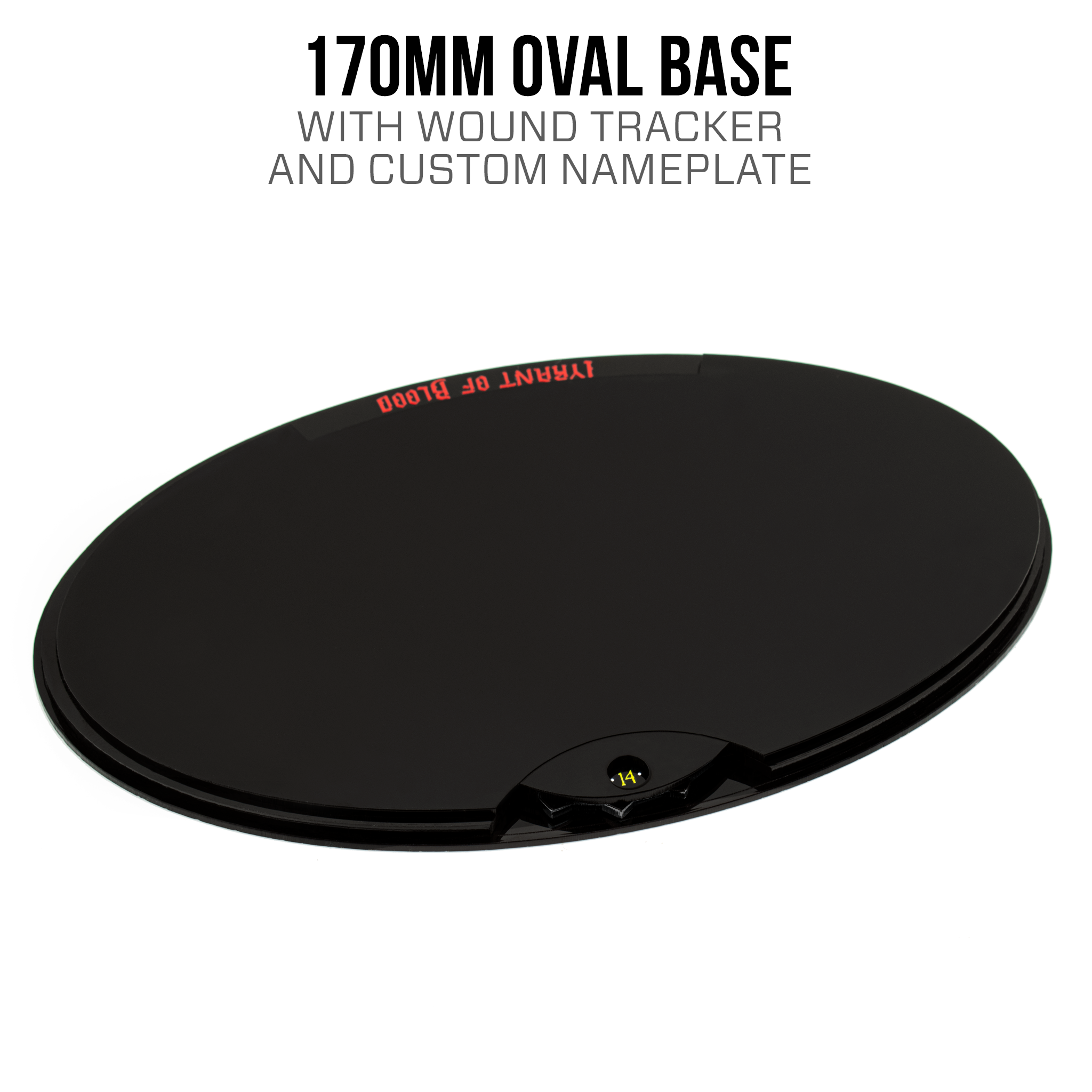 170mm Oval Base Wound Tracker