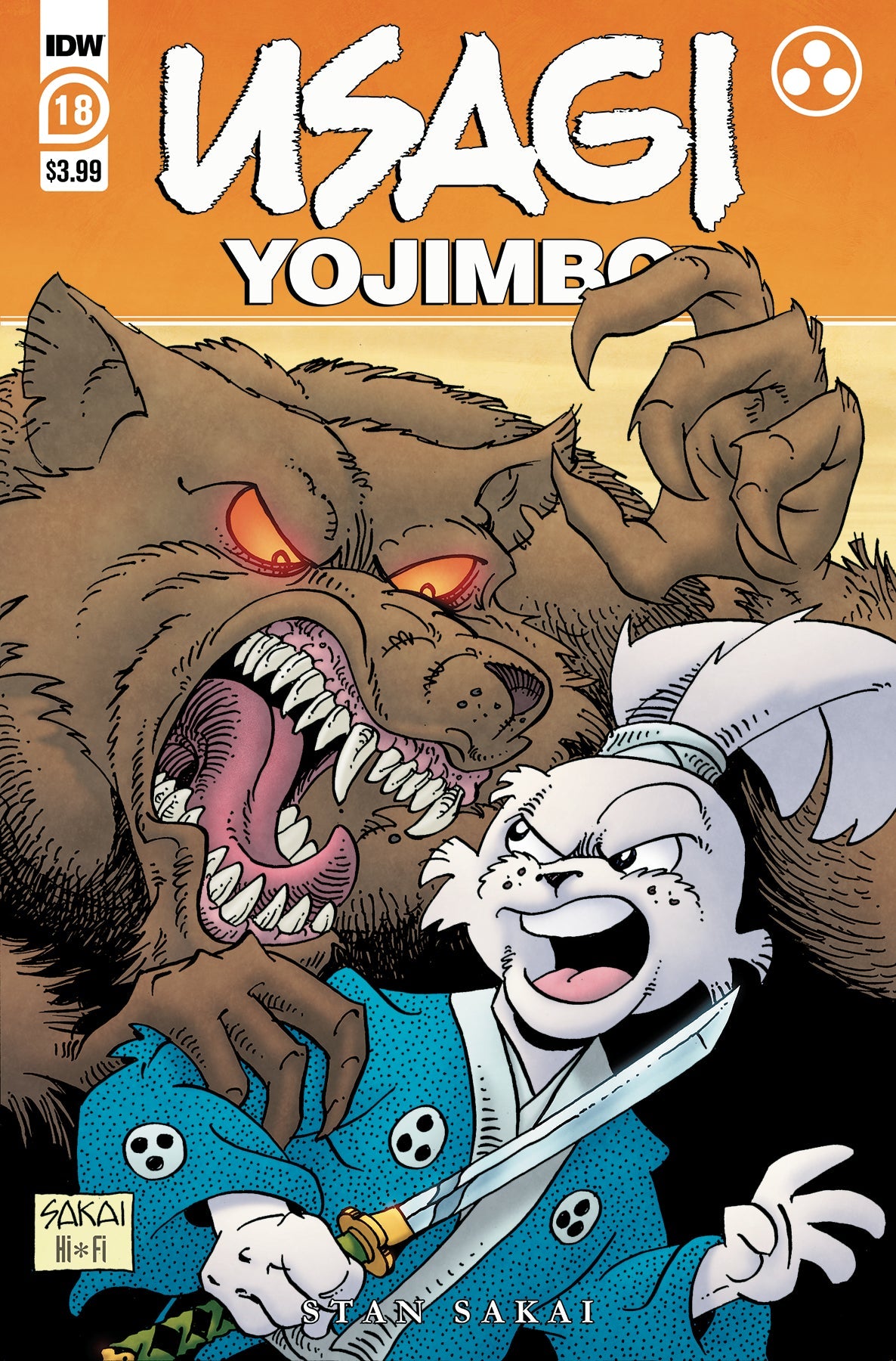 Usagi Yojimbo #18 Stan Sakai (04/14/2021) Idw