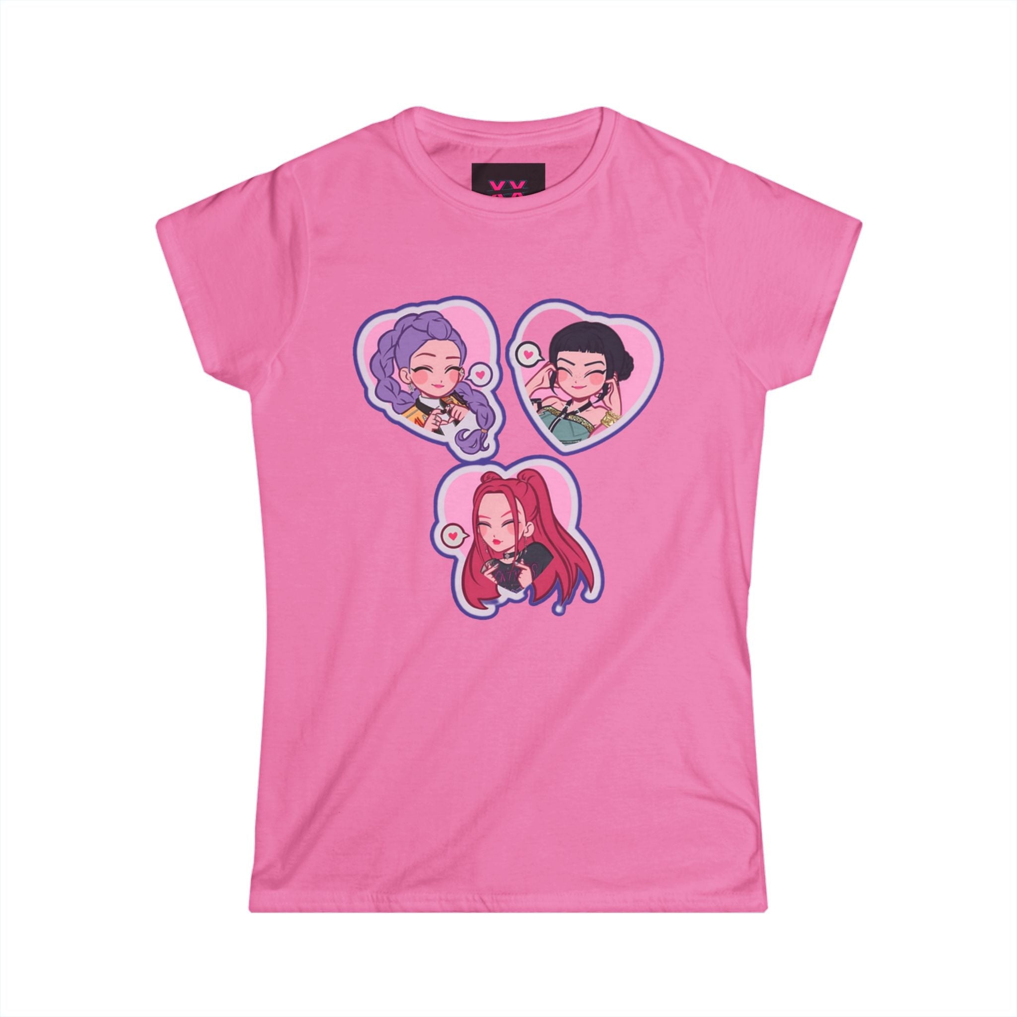 Idol style Tee, Cute Tee for Anime Lovers, Kawaii T-Shirt, Trendy Casual Wear, Gift for Otaku