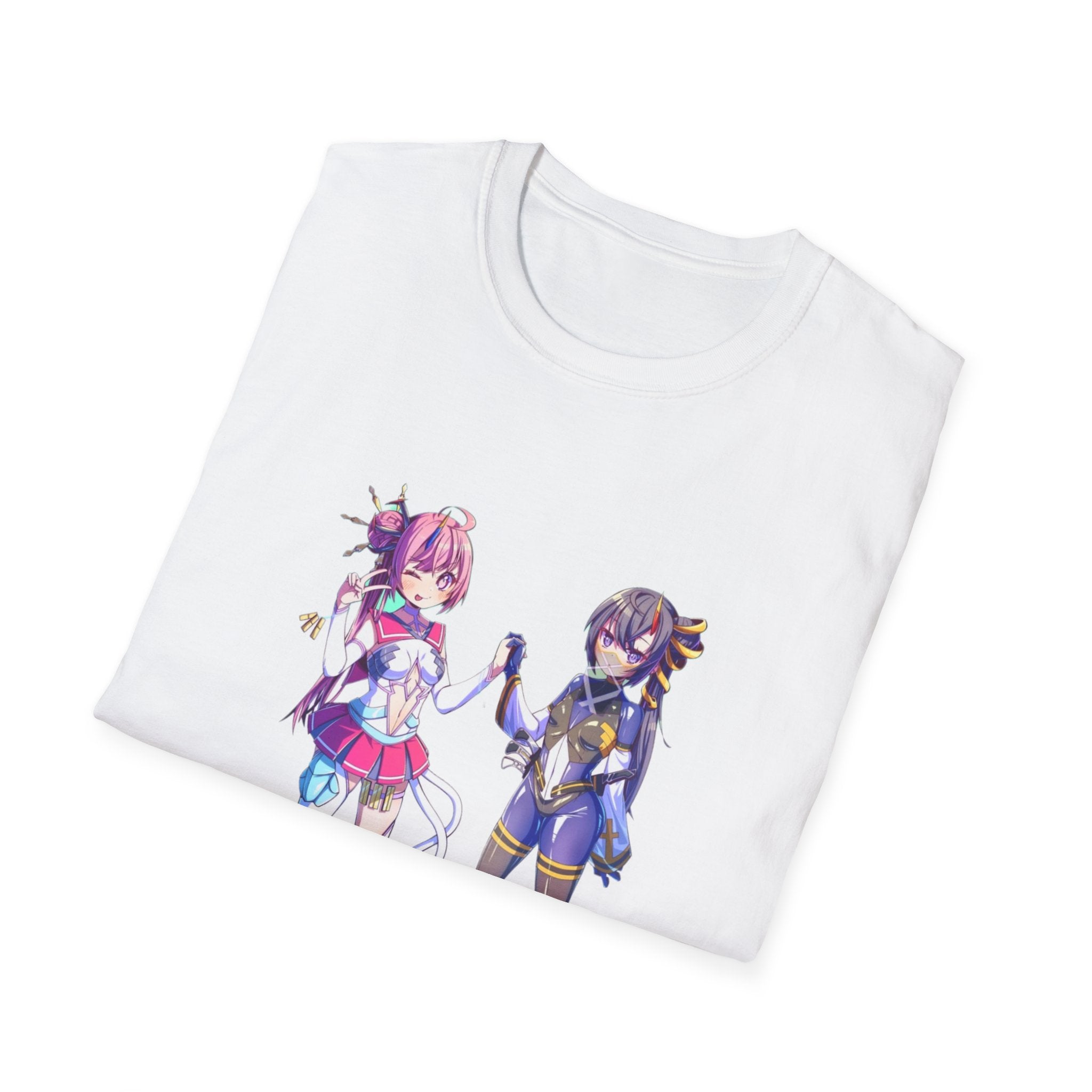 Anime-Inspired lewd Unisex T-Shirt, Cute Graphic Tee, Casual Wear, Gift for Fans, Cosplay Apparel