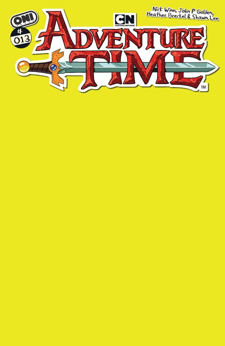 Adventure Time (2025) #13 C Magic Man Yellow Blank Sketch Variant (05/20/2026) Oni
