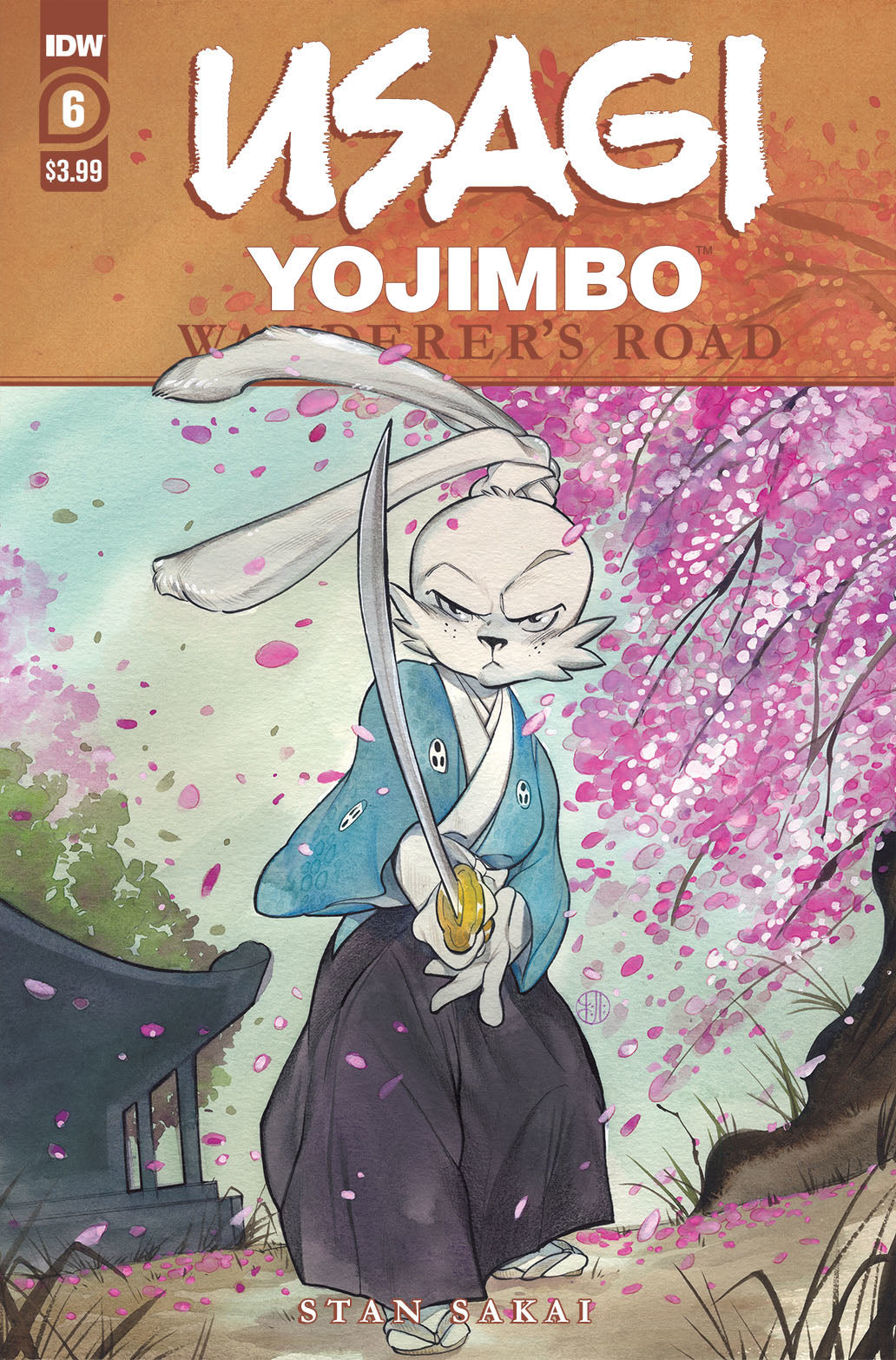 Usagi Yojimbo Wanderers Road #6 (Of 6) Peach Momoko Stan Sakai (04/28/2021) Idw