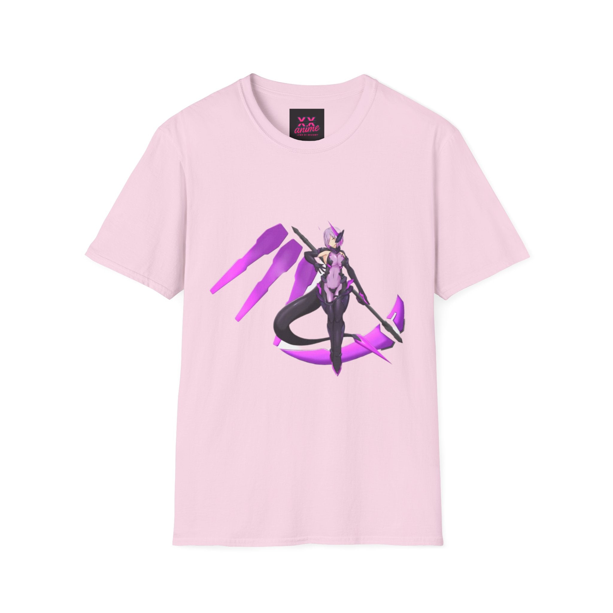 Anime-lewd Inspired Unisex Softstyle T-Shirt, Graphic Tee for Fans, Perfect for Cosplay, Gift for Anime Lovers, Casual Wear, Unique Designs
