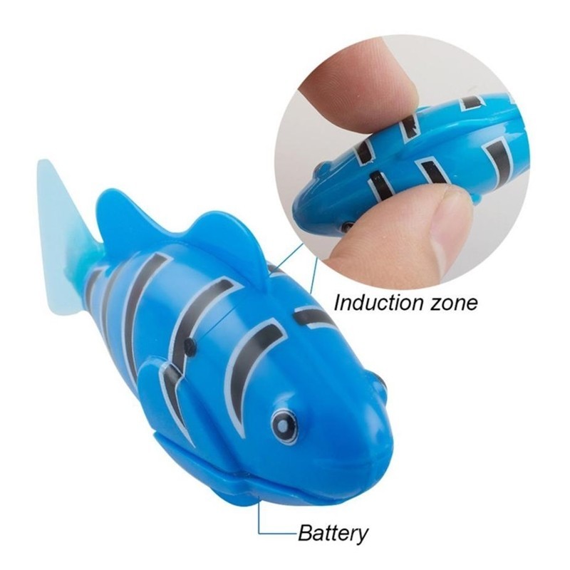 Swimming Robot Fish Toy – Electronic Bath Toy for Kids and Pets