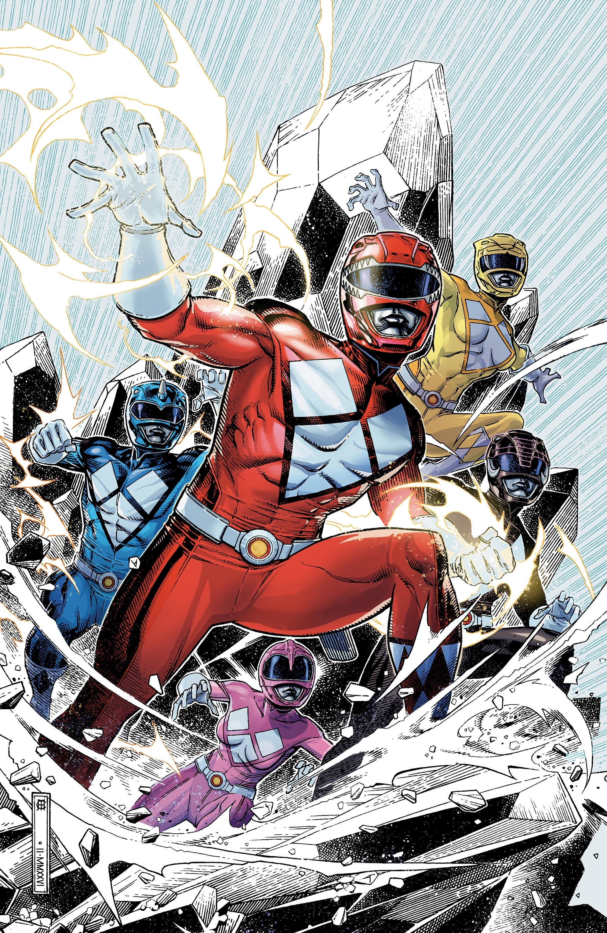 Mighty Morphin Power Rangers (2026) #1 E Foil Variant Virgin Foil Cheung (06/03/2026) Boom