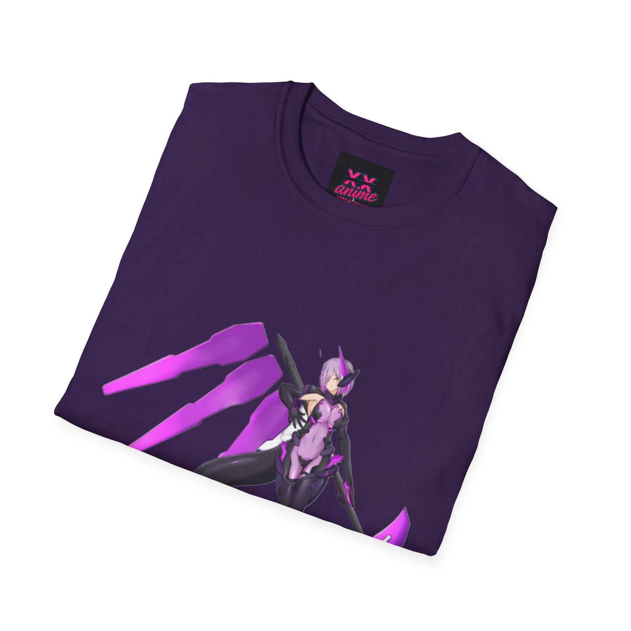 Anime-lewd Inspired Unisex Softstyle T-Shirt, Graphic Tee for Fans, Perfect for Cosplay, Gift for Anime Lovers, Casual Wear, Unique Designs