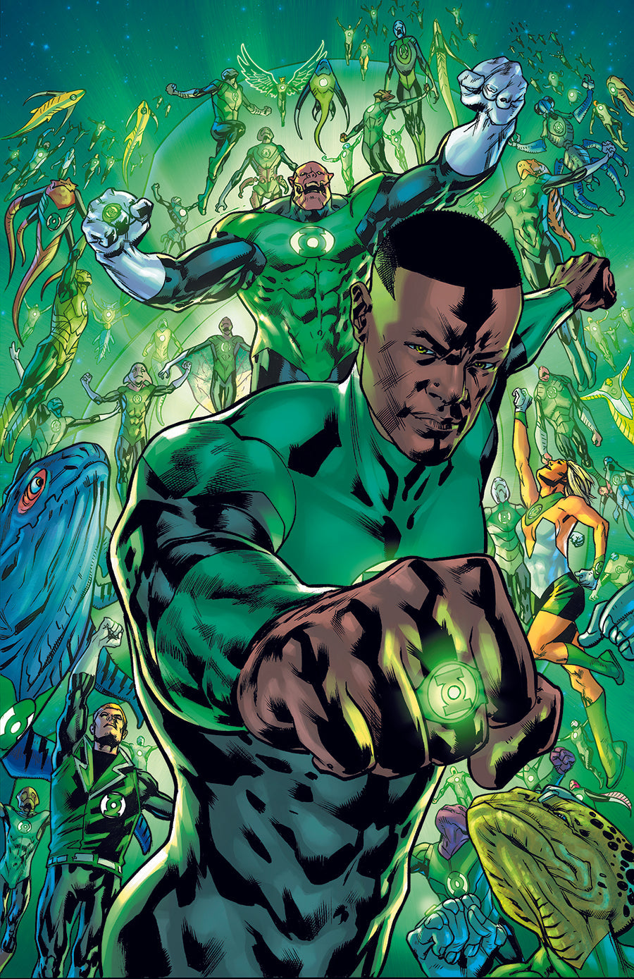 Green Lantern #1 B Bryan Hitch Card Stock Variant (04/06/2021) Dc