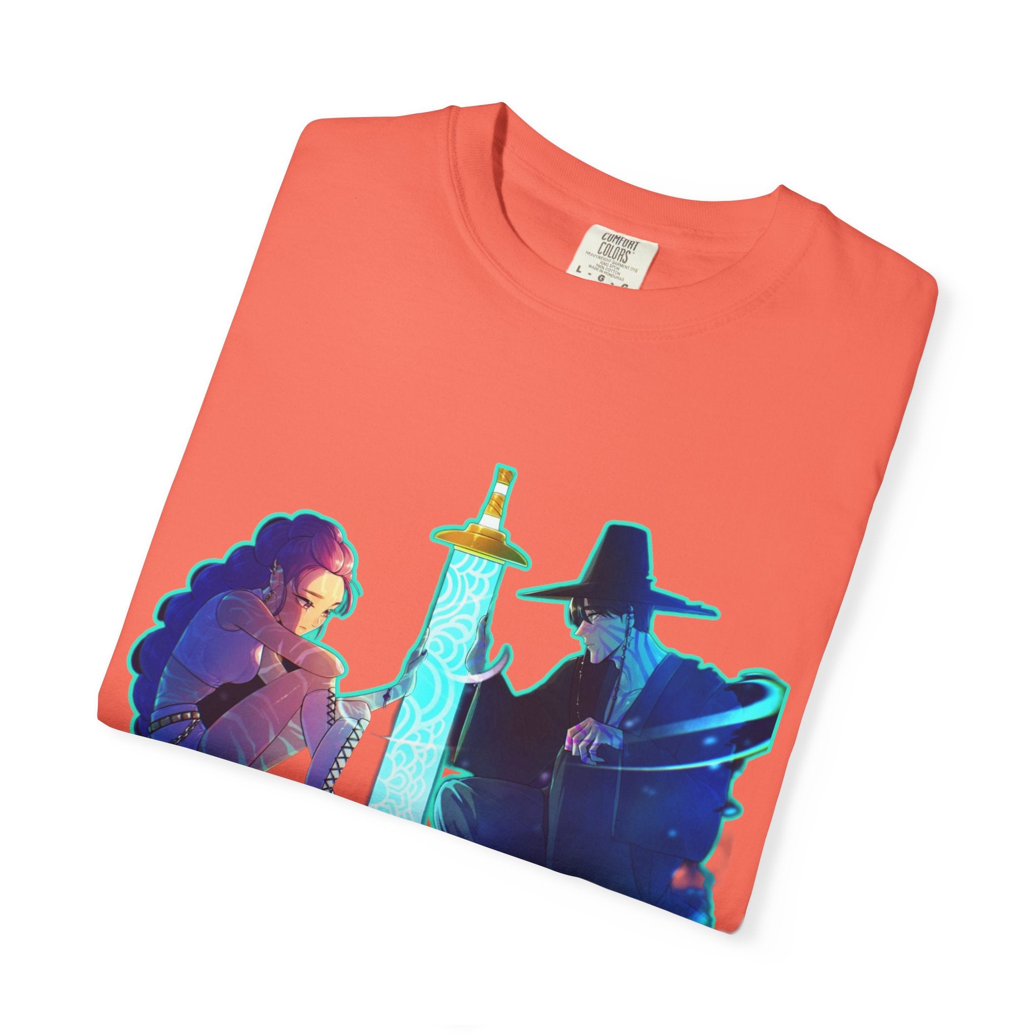 Unisex kpop Garment-Dyed T-shirt