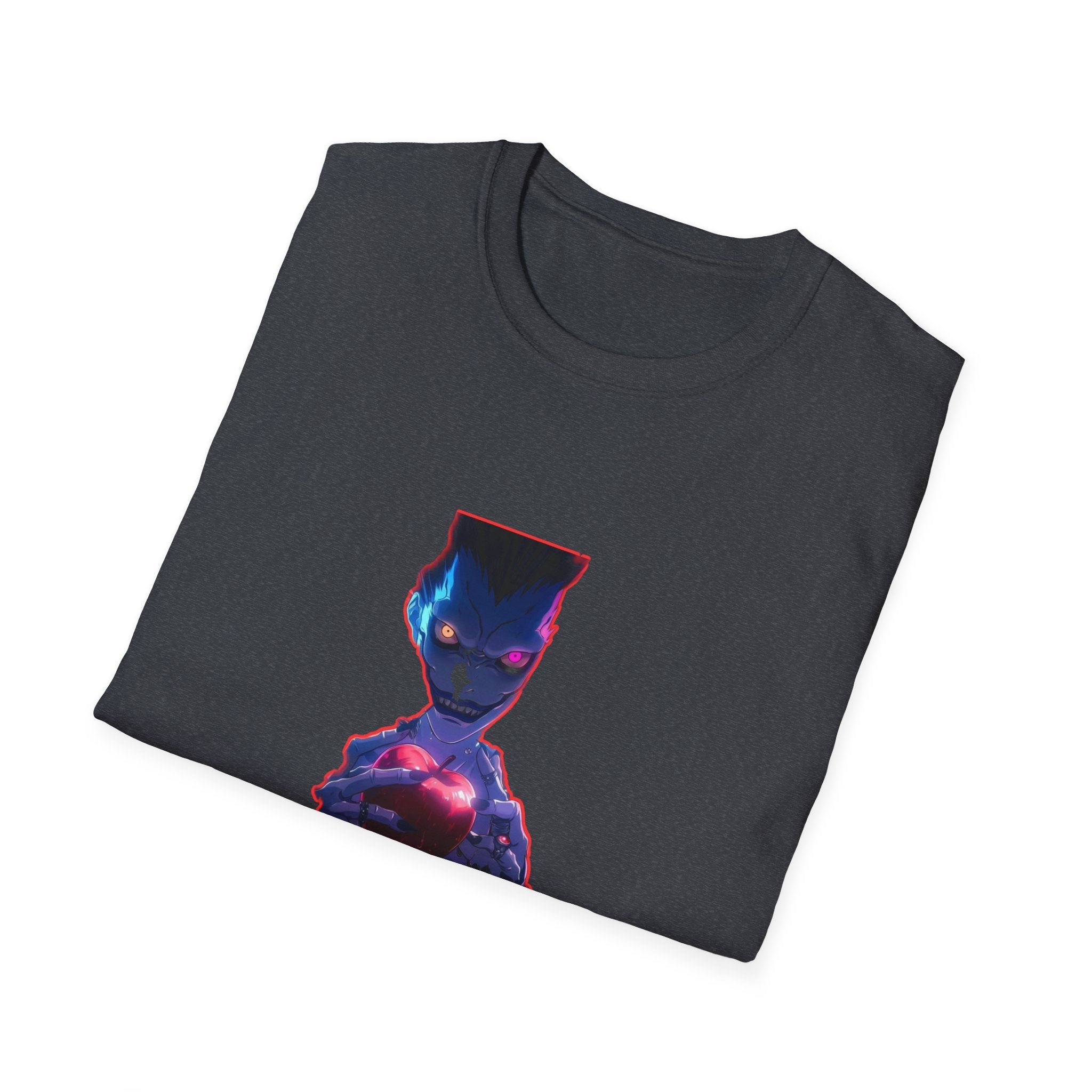 Dn Cosmic Illusion Unisex Softstyle T-Shirt | Space Art Tee, Sci-Fi Apparel, Casual Wear, Unique Gift, Graphic Tee