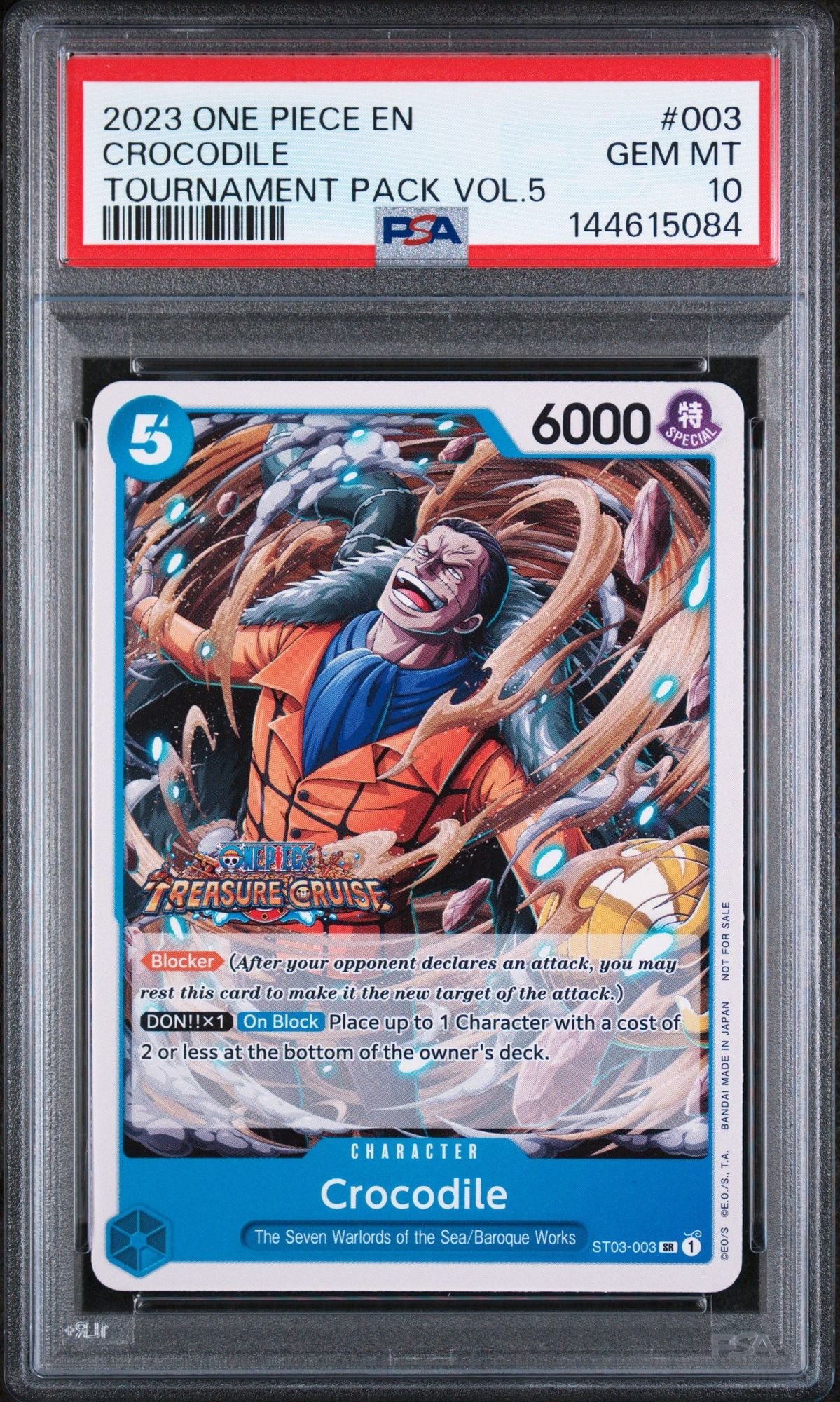 one piece card game st03 Crocodile 2023 Tournament Pack Vol.5 Promo #ST03-003 PSA Authenticated 10 Lot sizes:500ct (3¢/card) FINAL FANTASY - Play Booster Display The item available is Pradesh Gypsies | Magic
