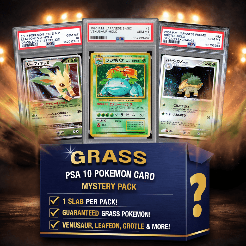 all grass type pokemon cards Energy PSA 10 Graded Card Mystery Pack Trading Card Game Variant:324 Hidden Fates These are the most zapdos blanket