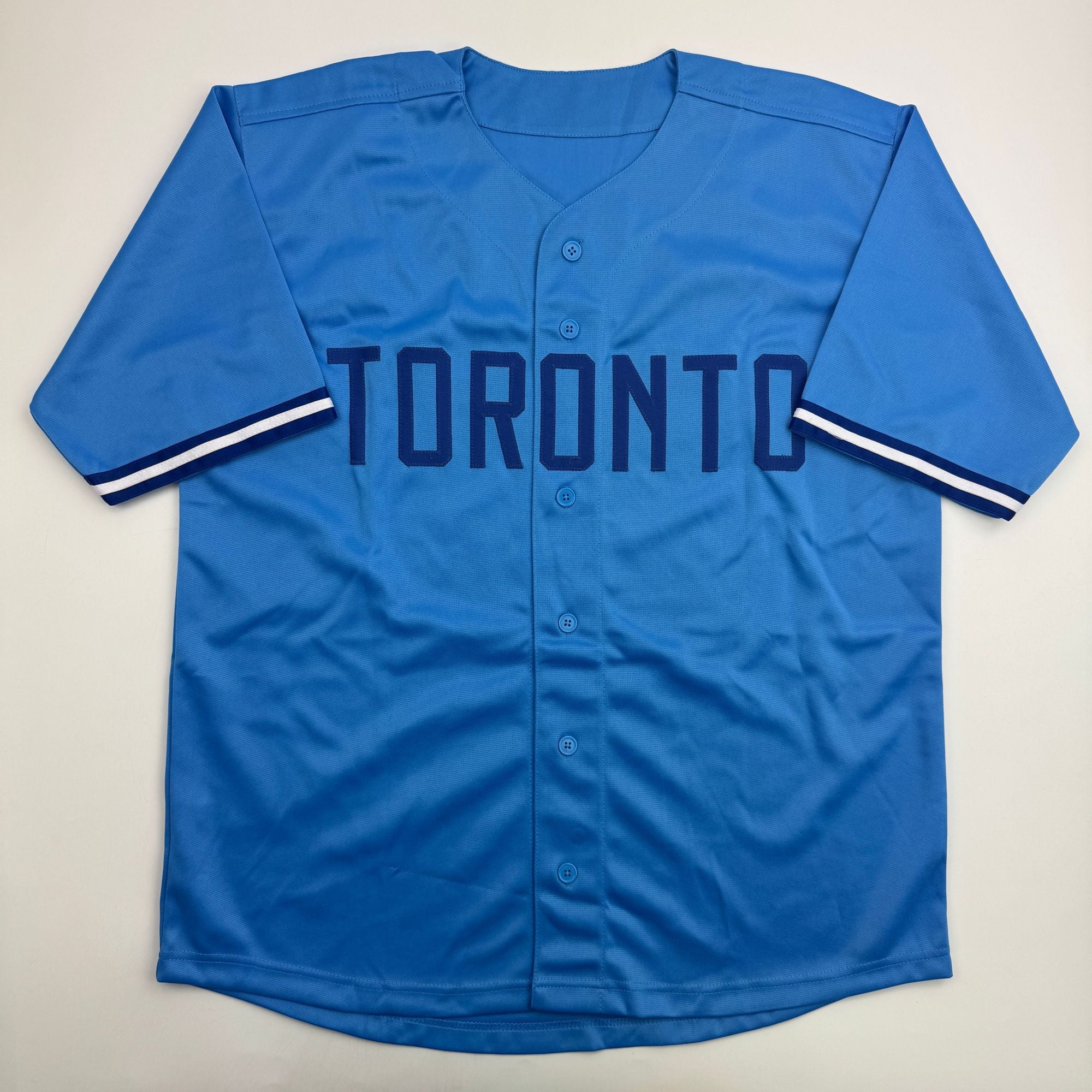 Autographed/Signed Vladimir Guerrero Jr. Toronto Light Blue Baseball Jersey JSA COA