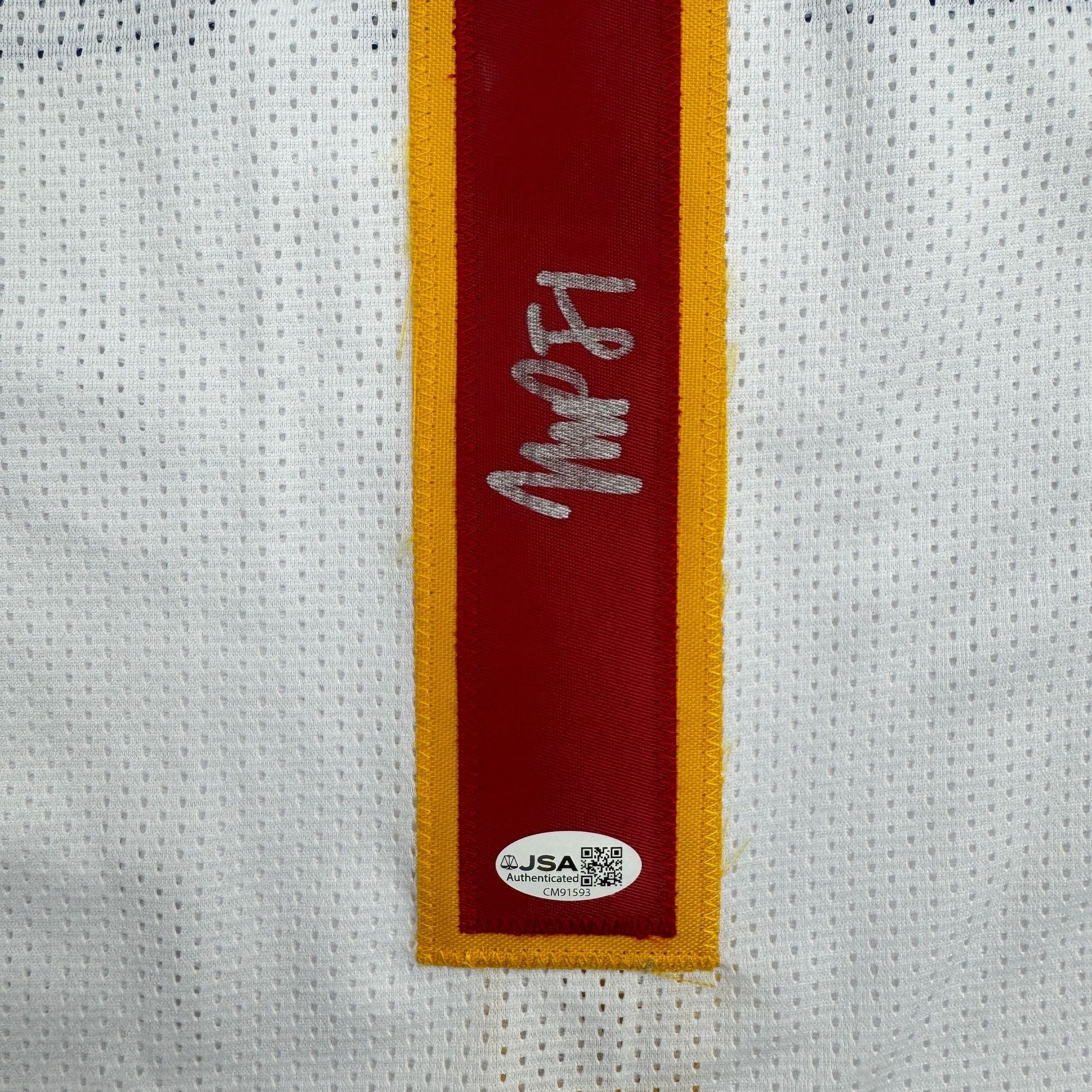 Autographed/Signed Michael Porter Jr. Denver White Basketball Jersey JSA COA