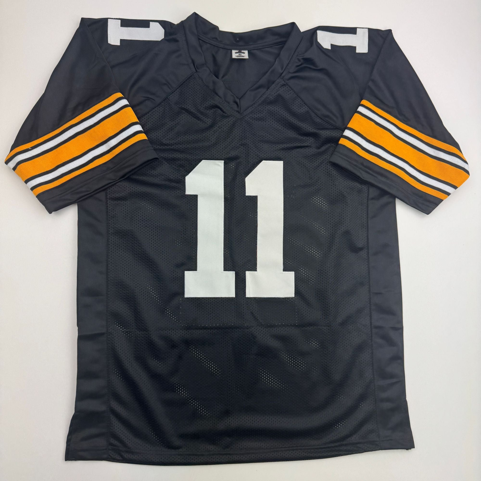 Autographed/Signed Michael Pittman Jr. Pittsburgh Black Football Jersey Beckett BAS COA