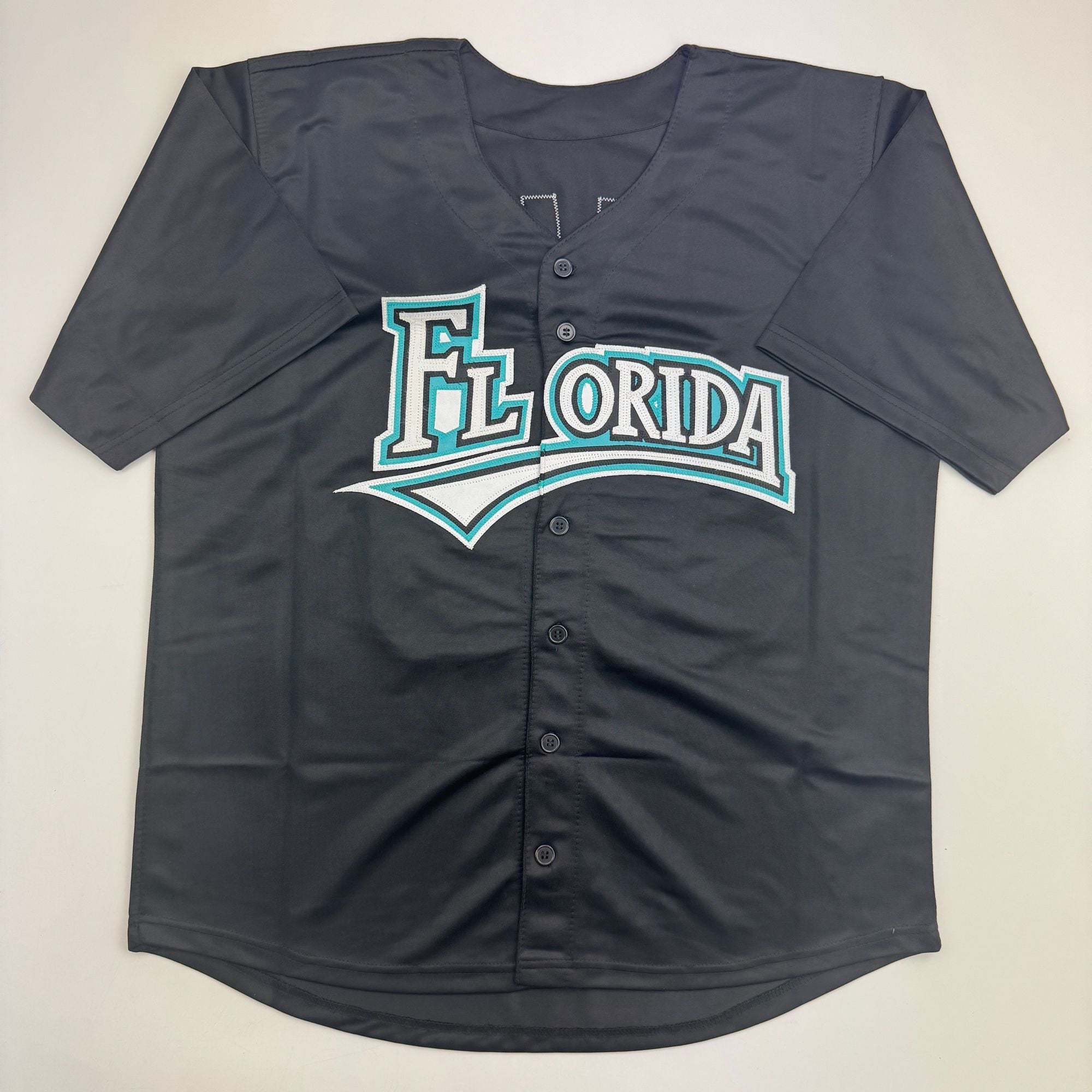 Autographed/Signed Dontrelle Willis Florida Black Baseball Jersey JSA COA