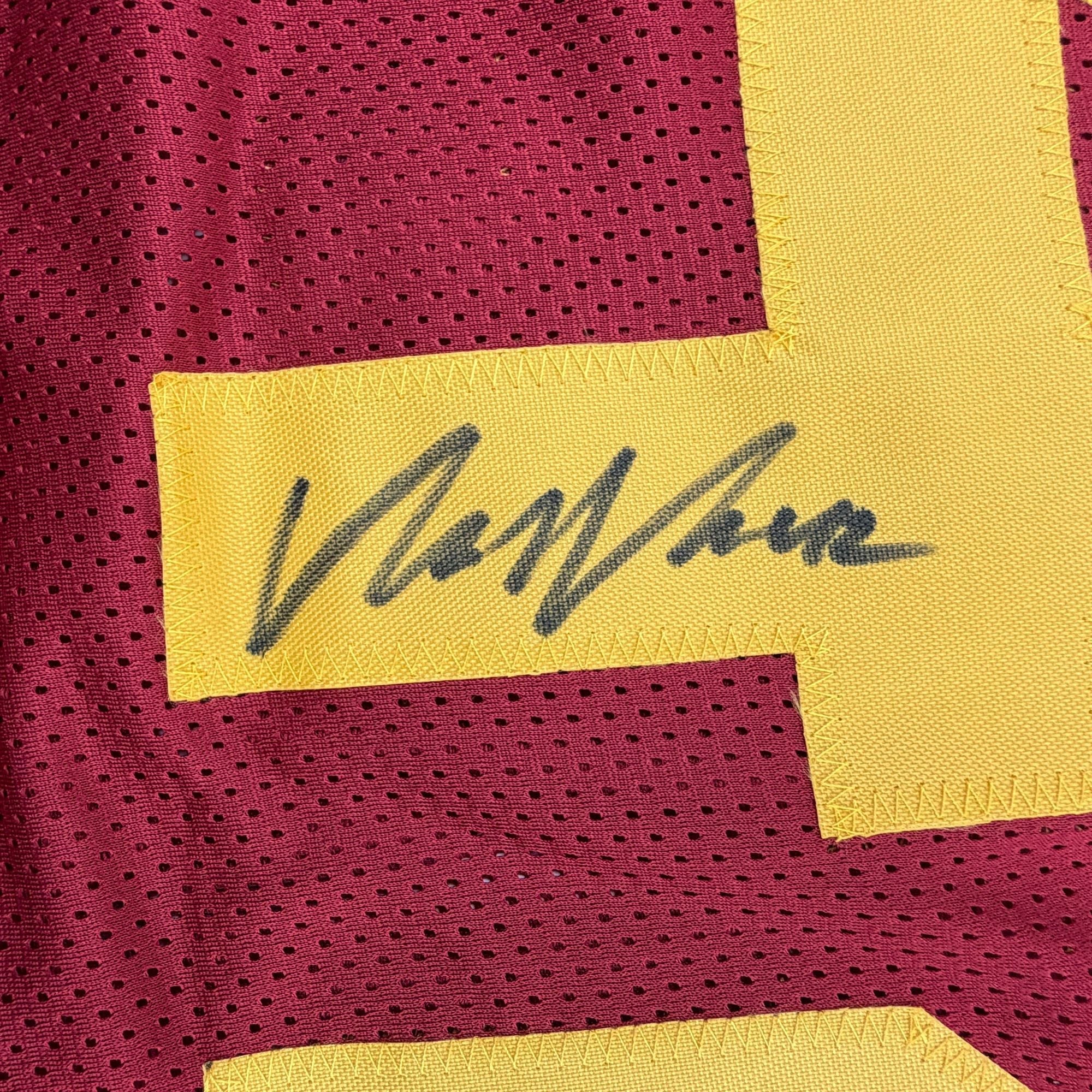 Autographed/Signed Uchenna Nwosu USC Southern Cal Red College Football Jersey Beckett BAS COA