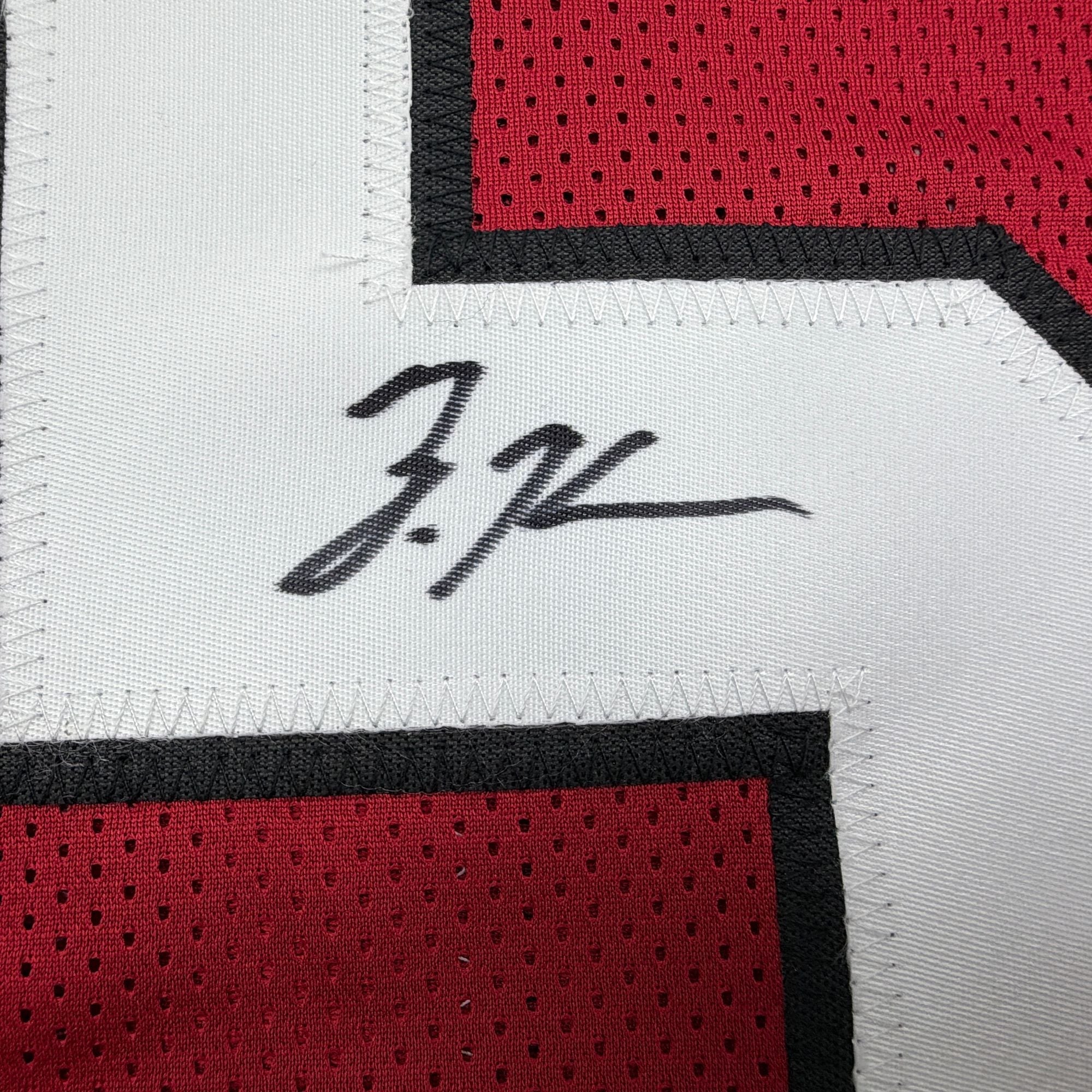 Autographed/Signed Zonovan Bam Knight Arizona Red Football Jersey JSA COA