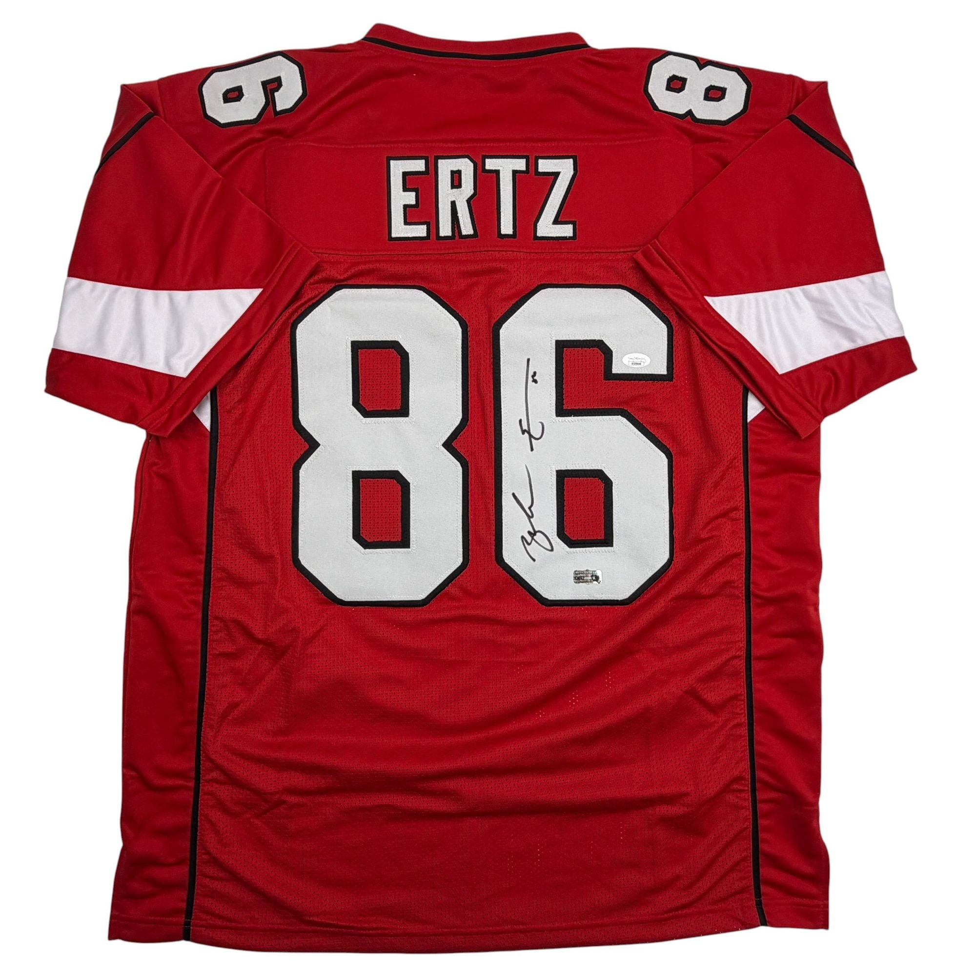 Autographed/Signed Zach Ertz Arizona Red Football Jersey JSA COA