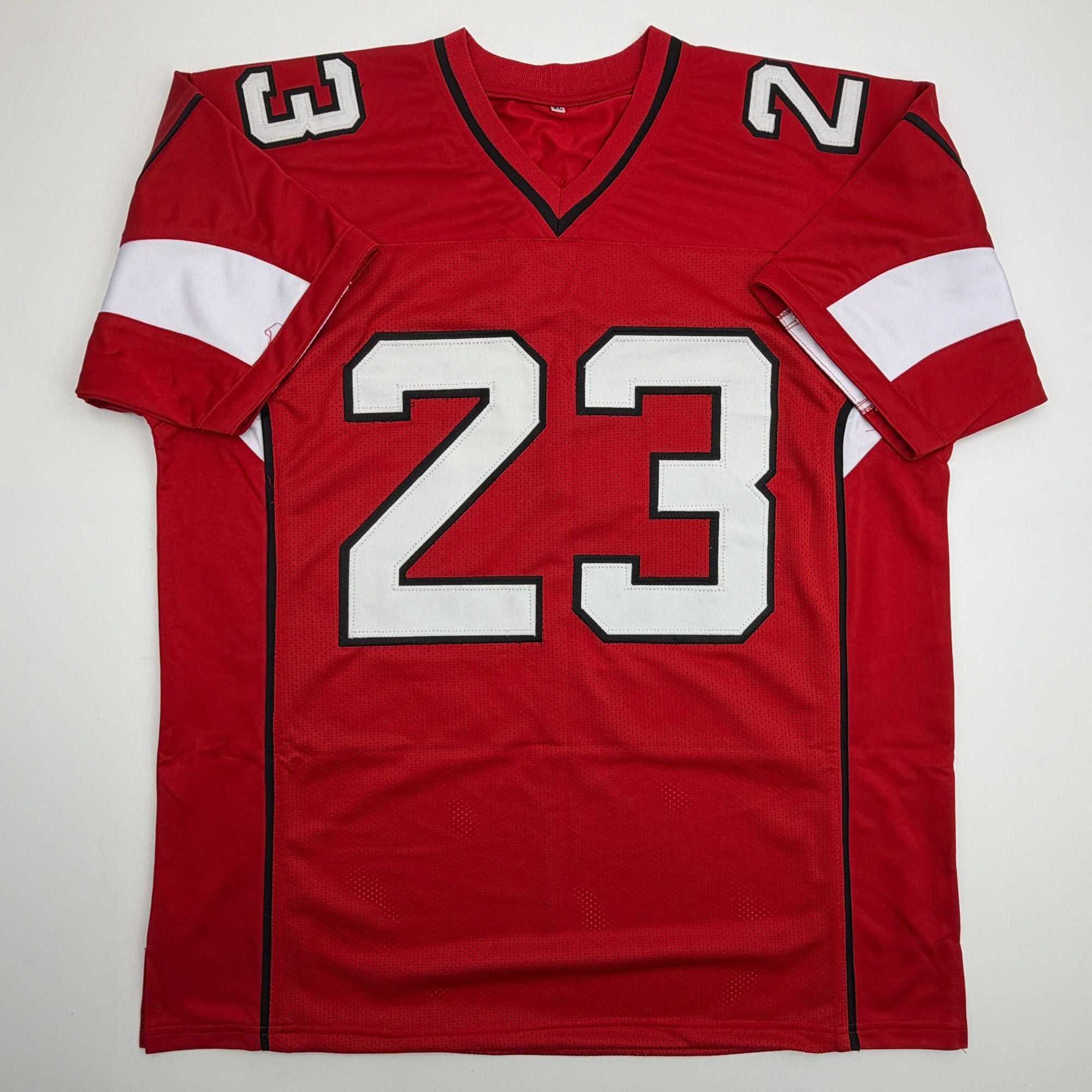 Autographed/Signed Chris Johnson Arizona Red Football Jersey JSA COA