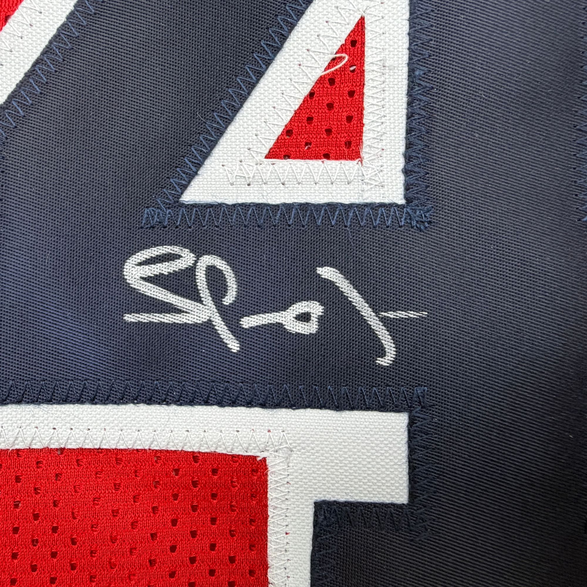 Autographed/Signed Lamar Odom United States USA Olympics Red Basketball Jersey JSA COA