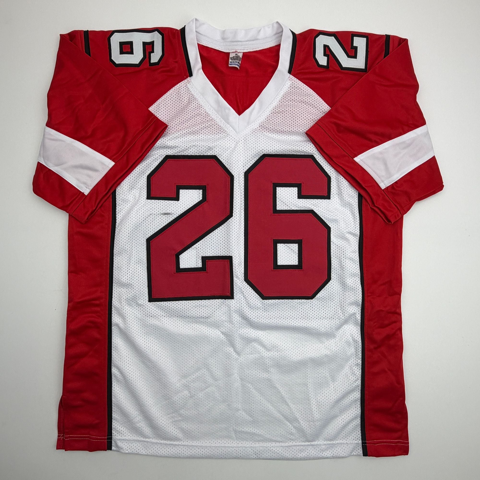 Autographed/Signed Chris Beanie Wells Arizona White Football Jersey PSA/DNA COA