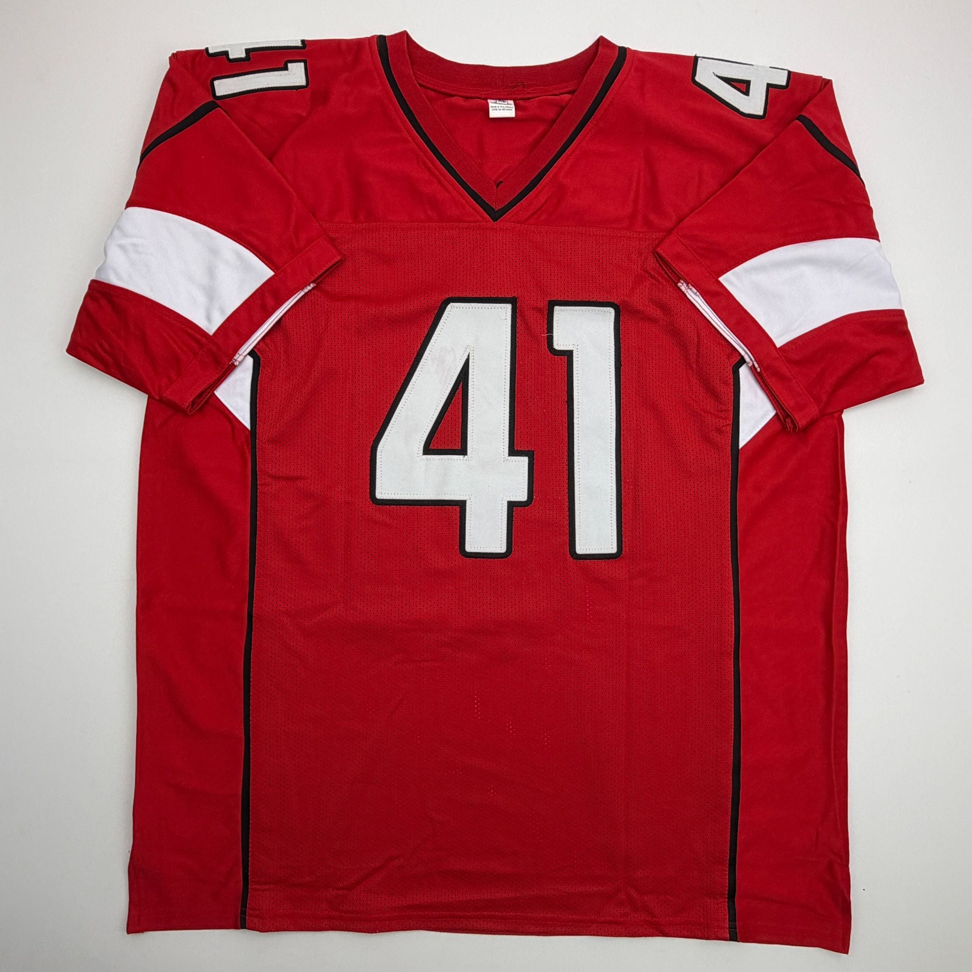 Autographed/Signed Kenyan Drake Arizona Red Football Jersey Beckett BAS COA