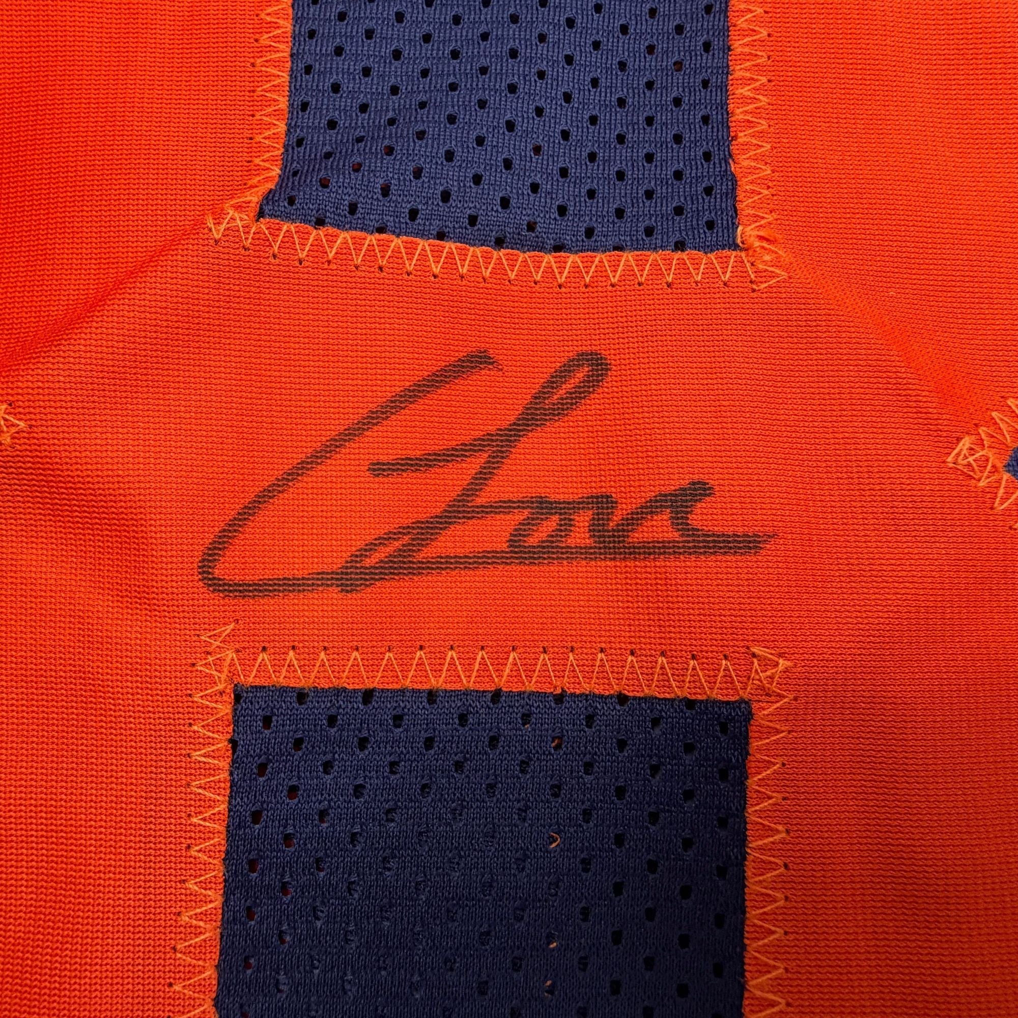 Autographed/Signed Colston Loveland Chicago Color Rush Football Jersey Beckett BAS COA