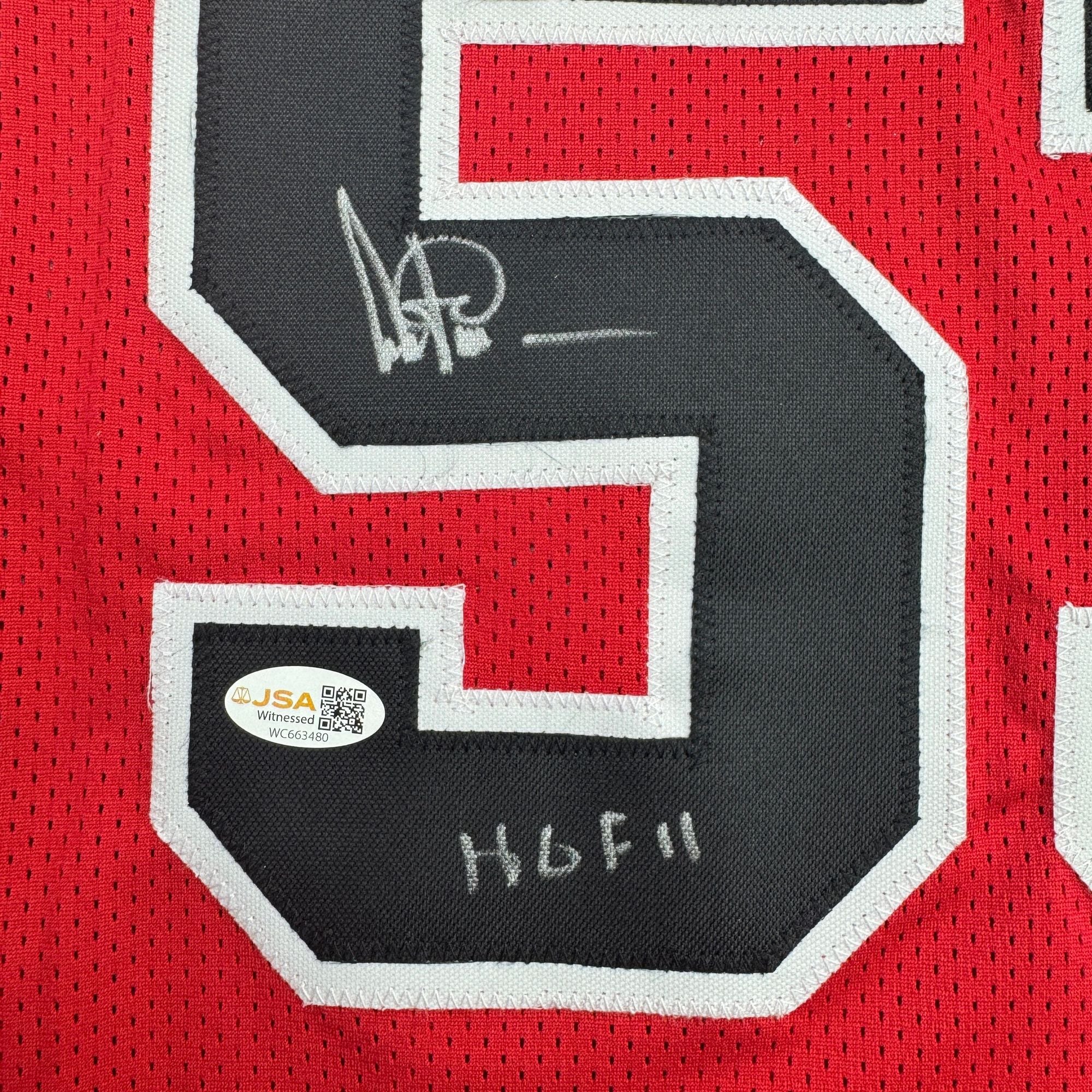Autographed/Signed Artis Gilmore Chicago Red Basketball Jersey JSA COA