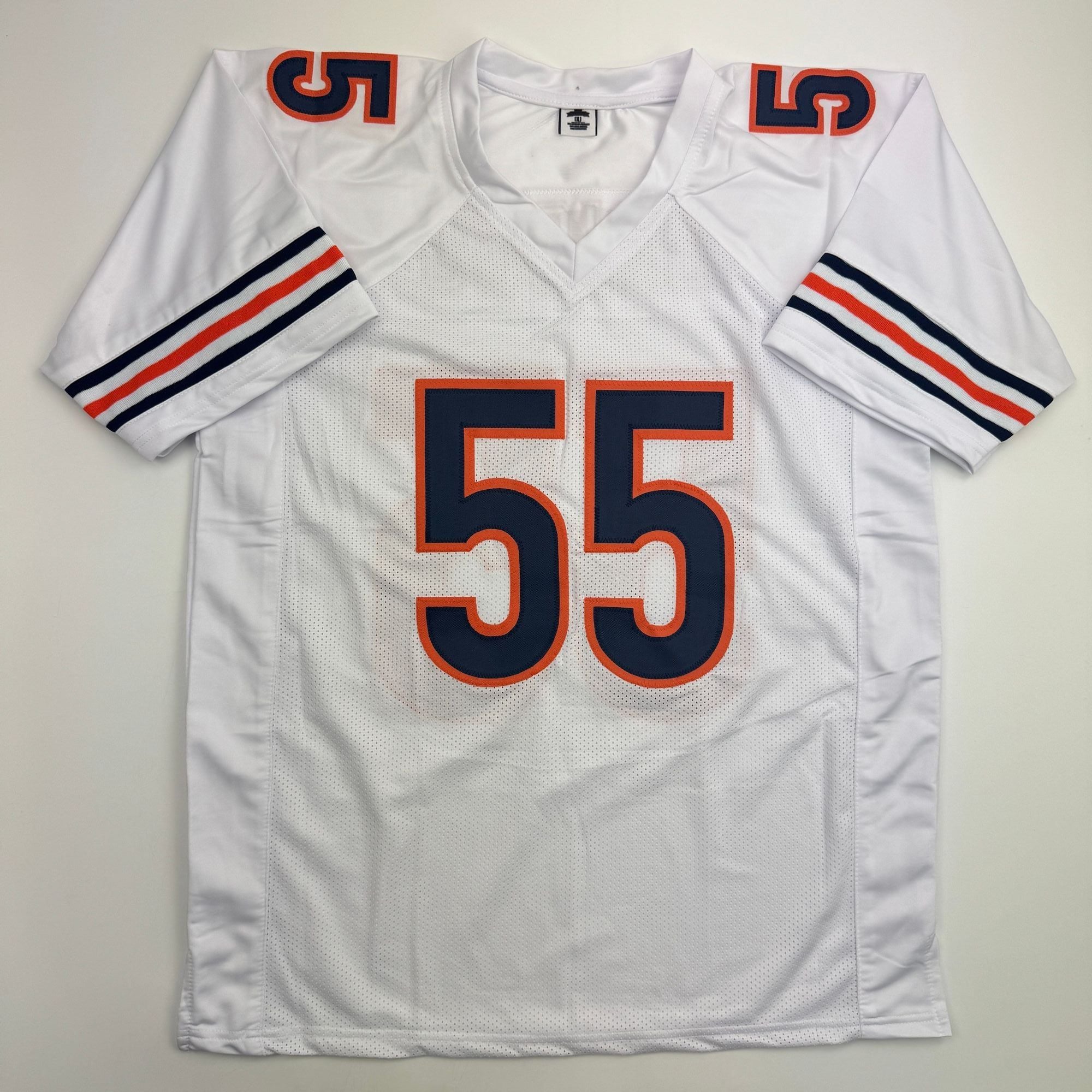 Autographed/Signed Lance Briggs Chicago White Football Jersey JSA COA