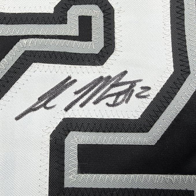 Framed Autographed/Signed Colson Montgomery 35x39 Chicago Black Baseball Jersey Beckett BAS COA