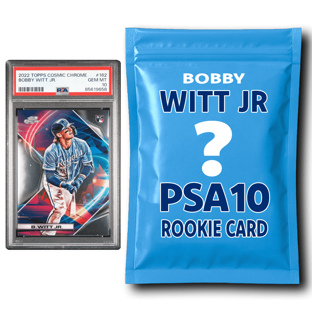 Bobby Witt Jr. PSA 10 Graded Rookie Baseball Card Mystery Pack