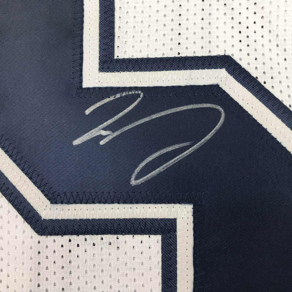 Framed Autographed/Signed Jaylon Smith 35x39 Dallas Color Rush Football Jersey PSA/DNA COA