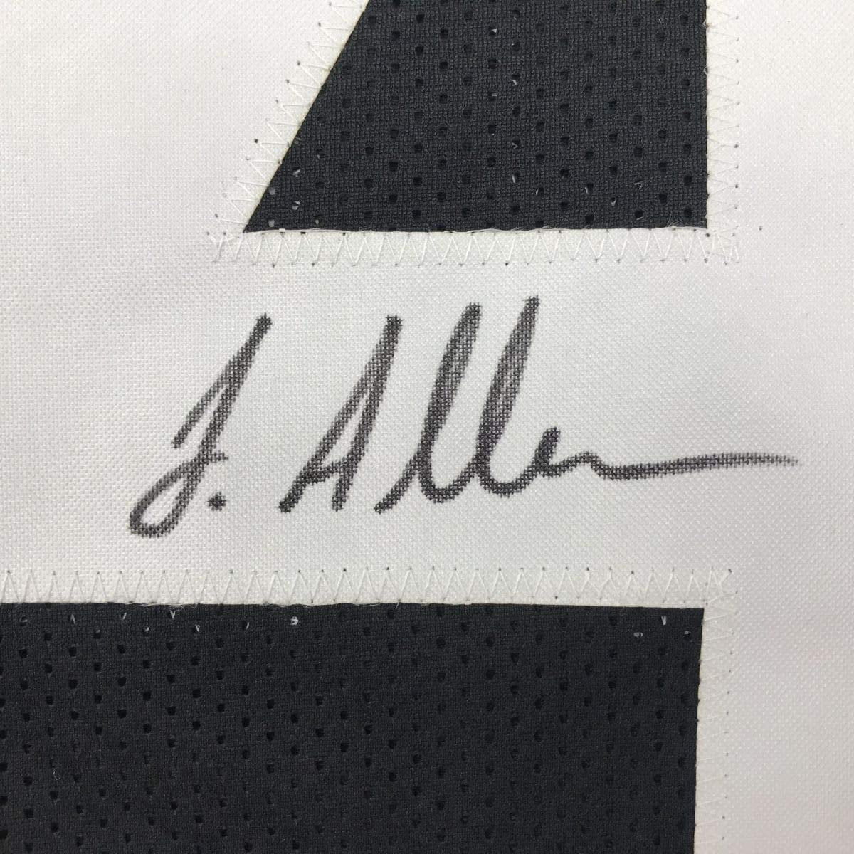 Framed Autographed/Signed Josh Allen 35x39 Jacksonville Black Football Jersey JSA COA